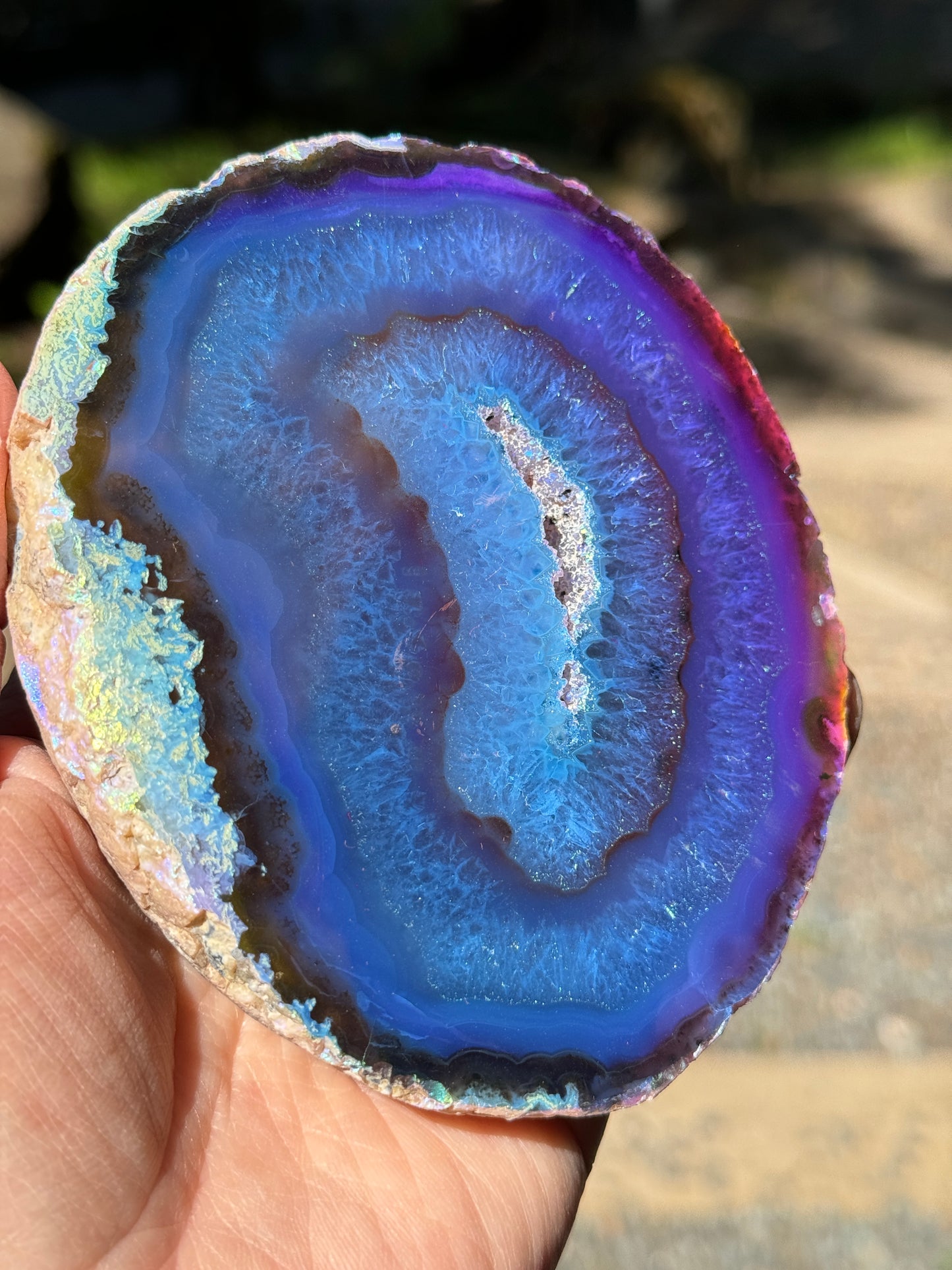 Angel Aura Agate Slab