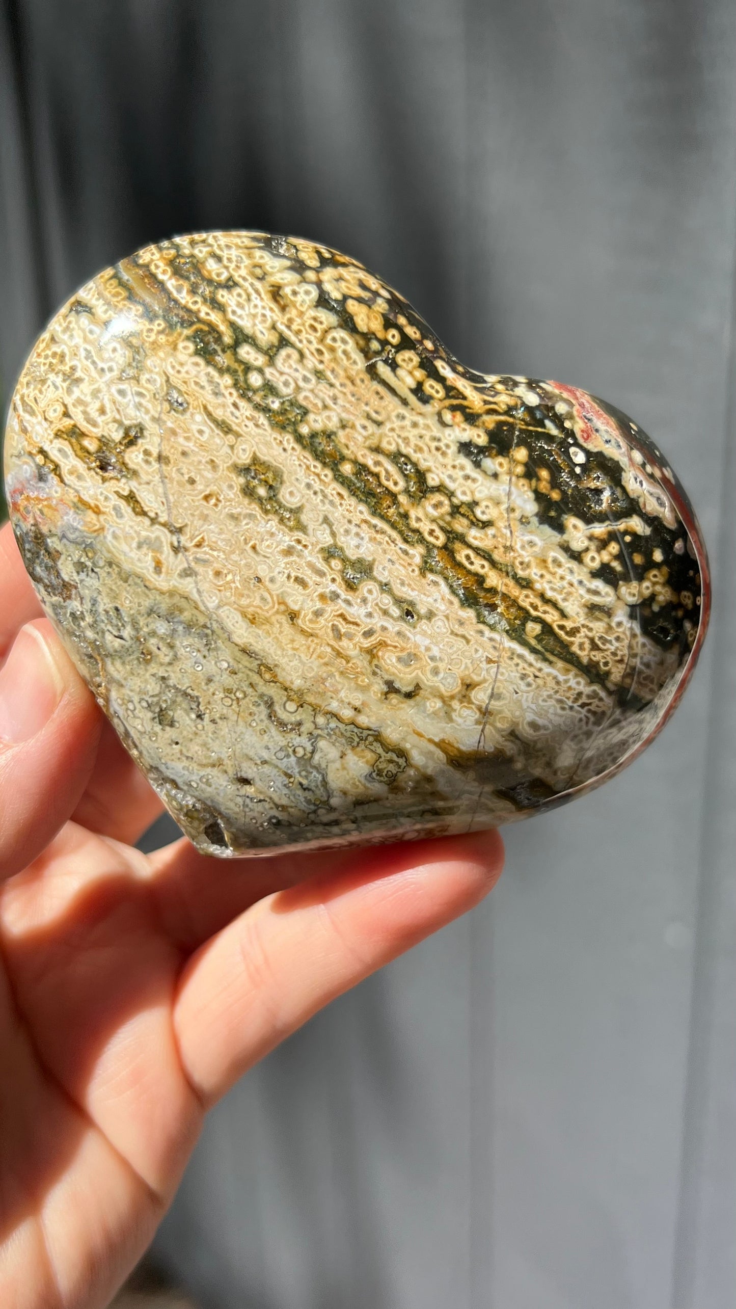 Ocean Jasper Heart