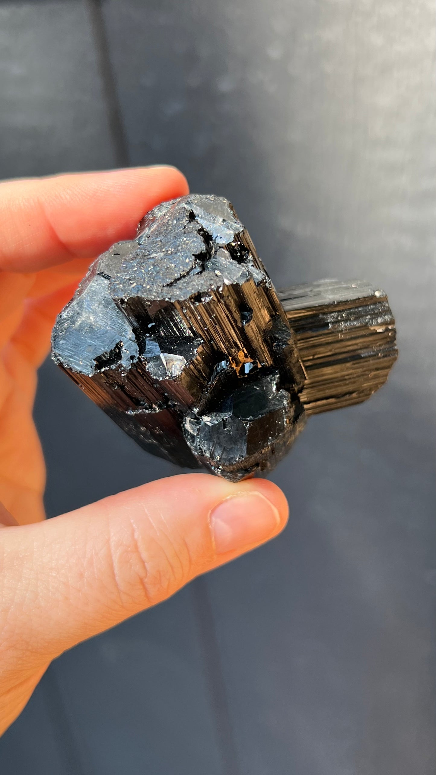 Black Tourmaline Crystal, Schorl, Namibia