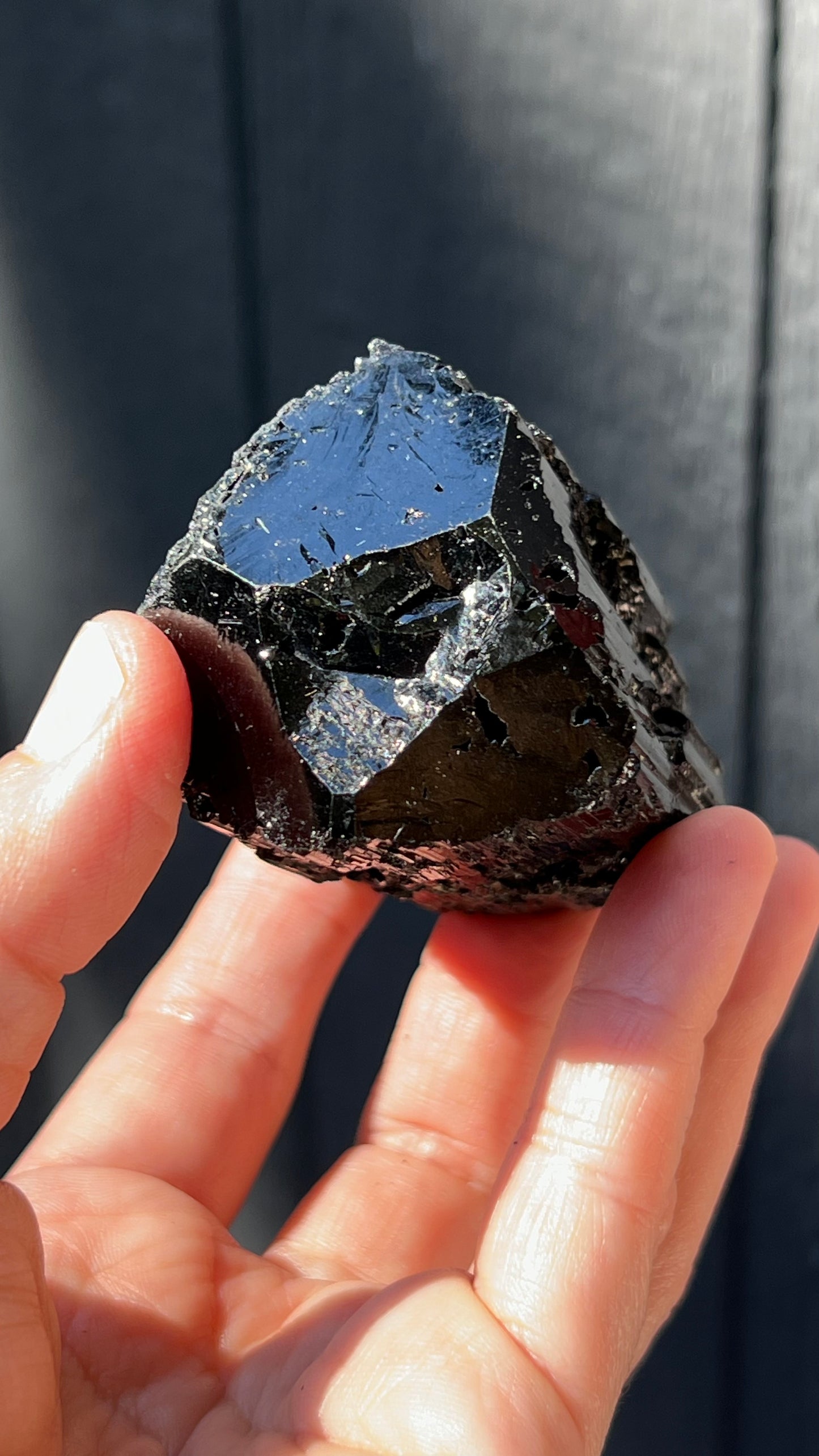 Black Tourmaline Crystal, Schorl, Namibia