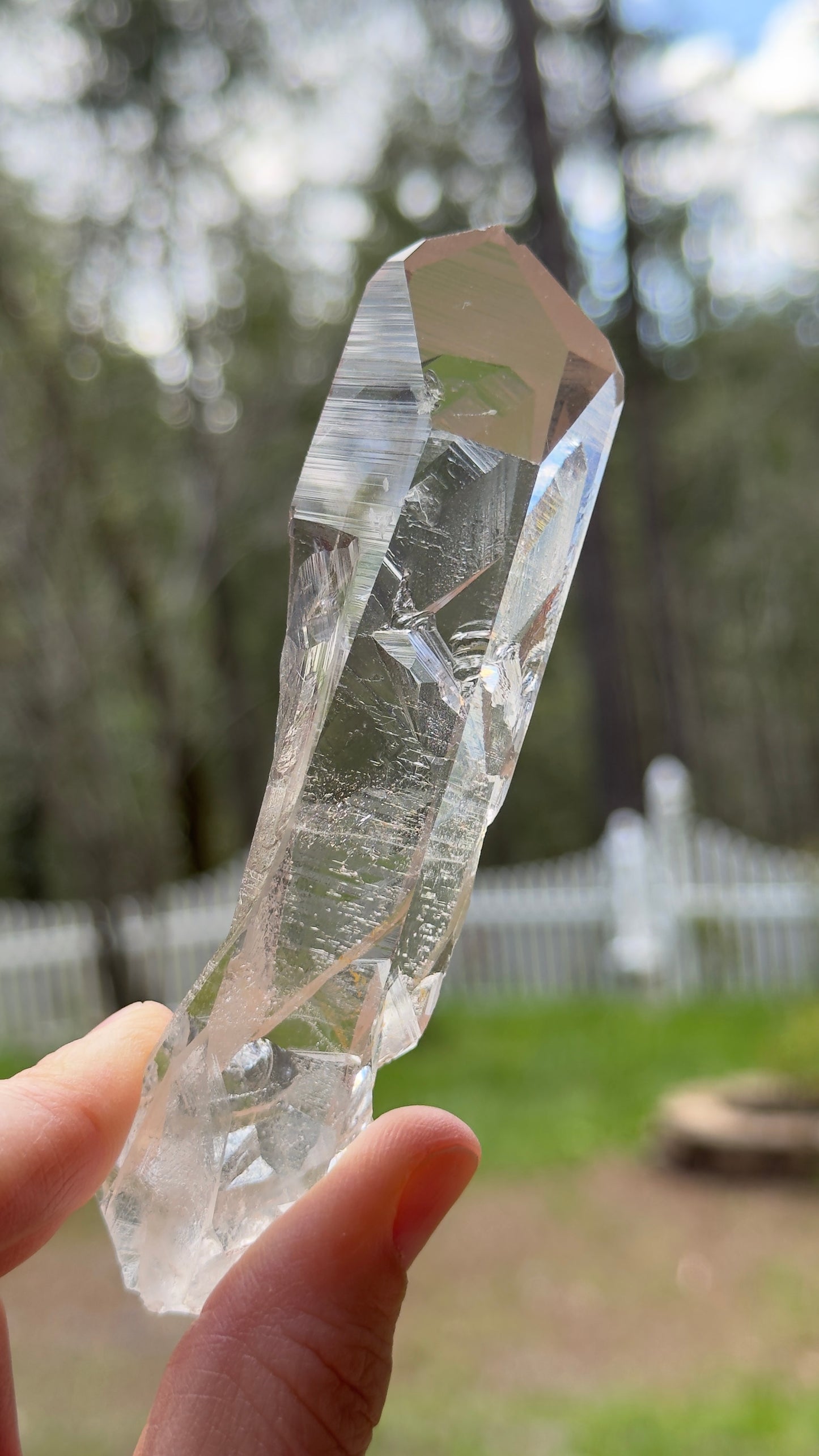Prismatic 737-Key Lemurian Quartz, 114g Arkansas, USA