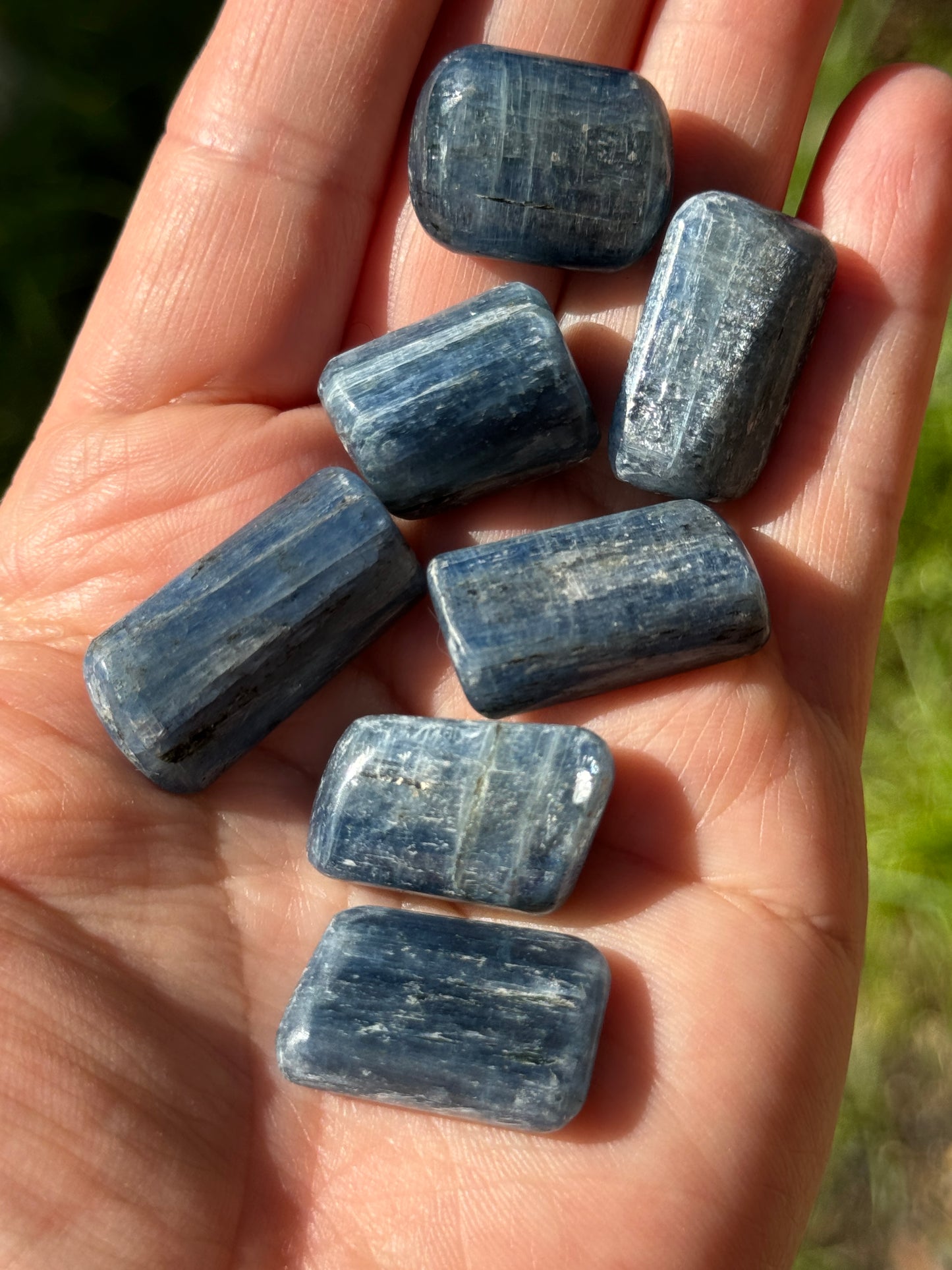 One  Blue Gem Kyanite, Polished Gemstone, Brazil