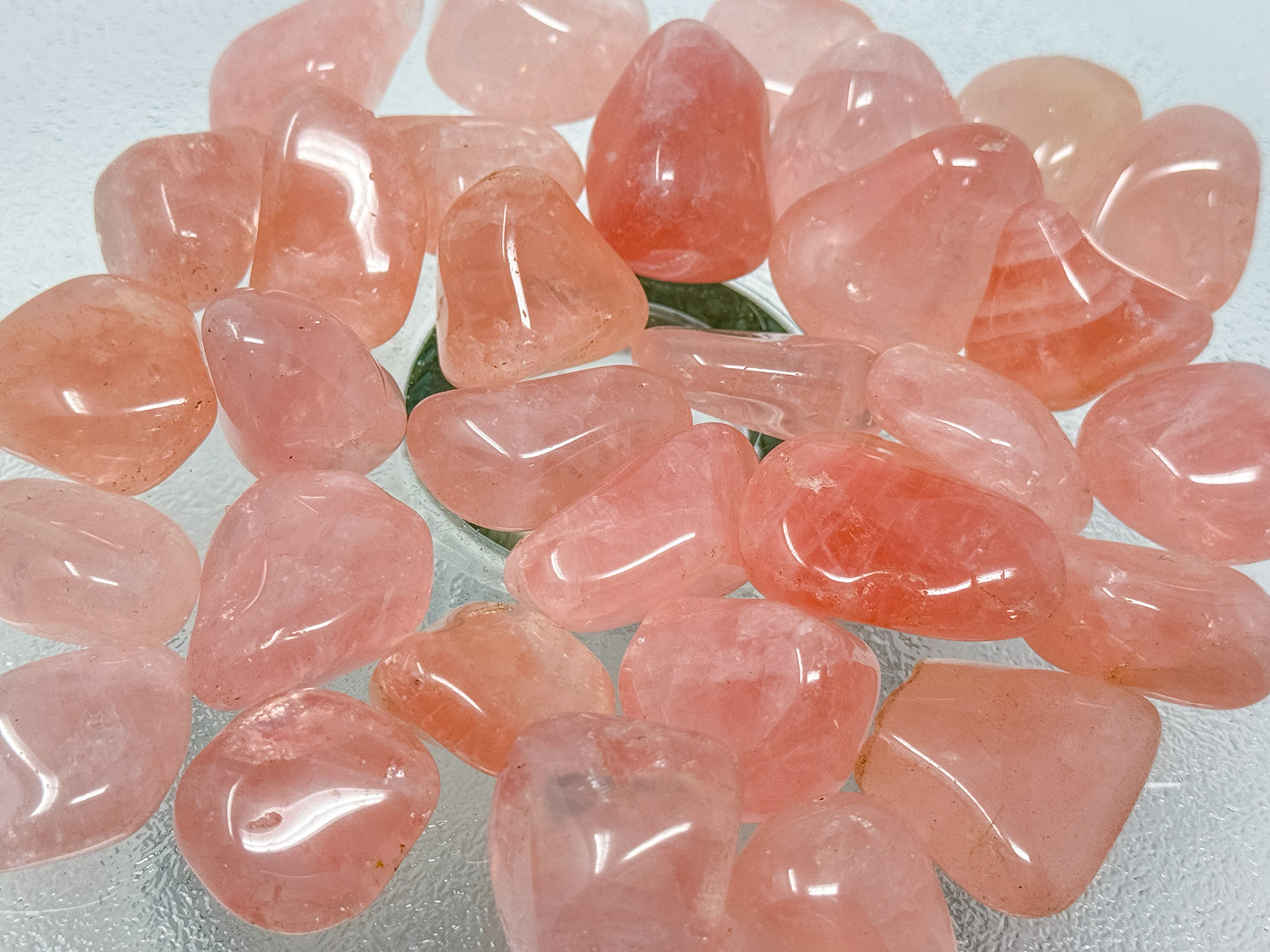 One Rose Quartz Tumbled Stone