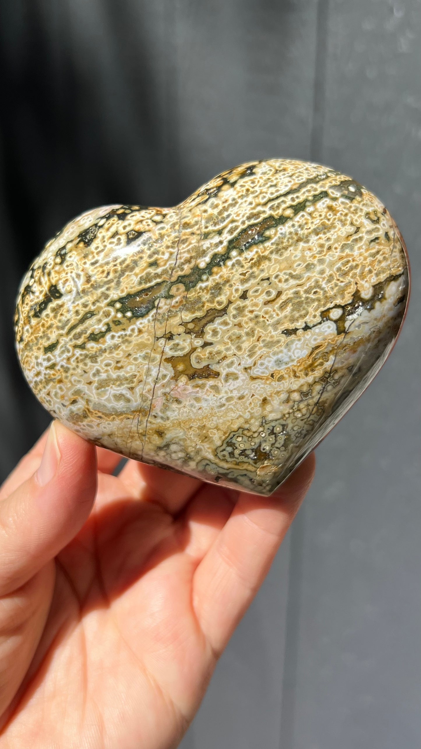 Ocean Jasper Heart