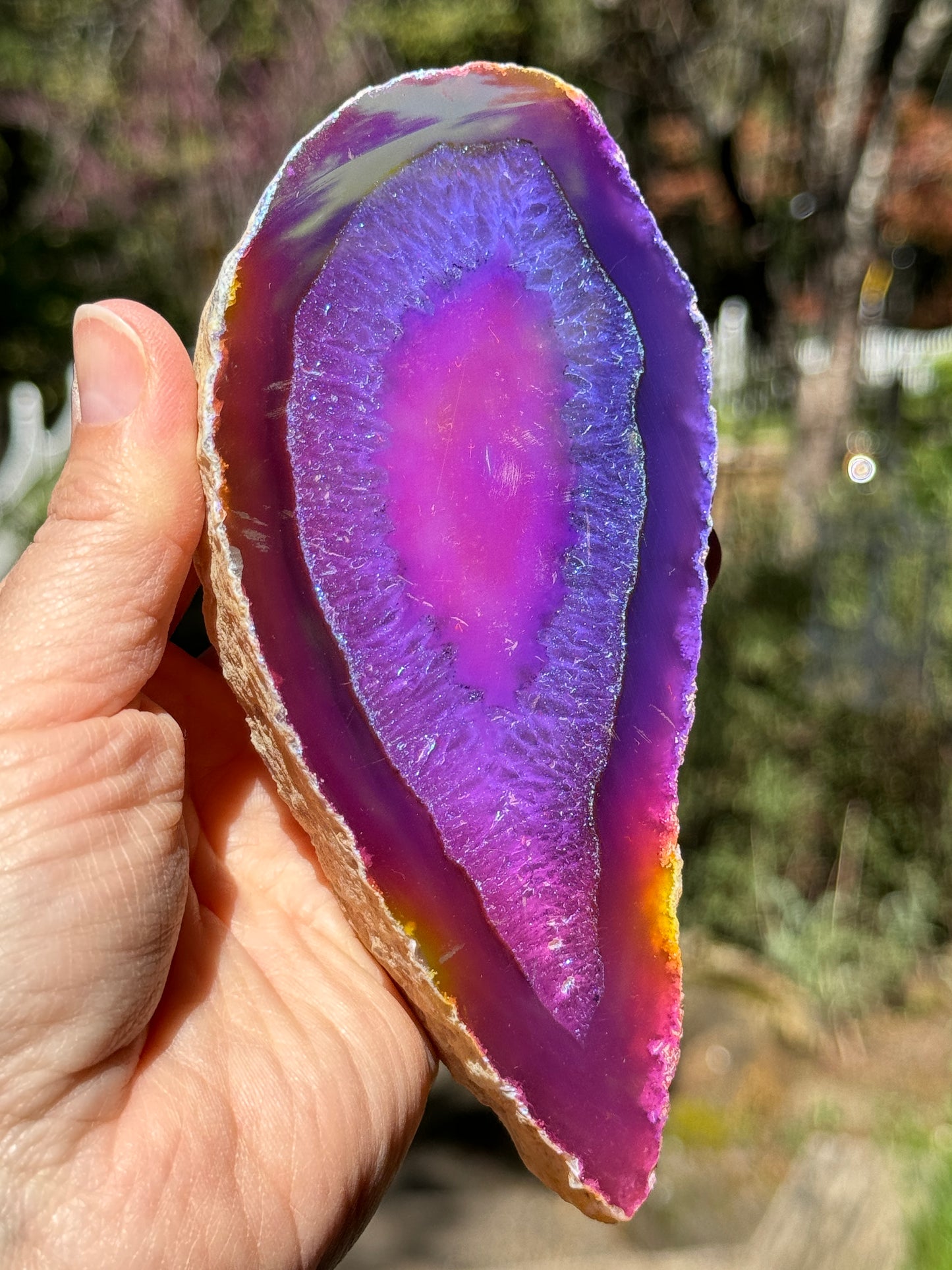 Angel Aura Agate Slab