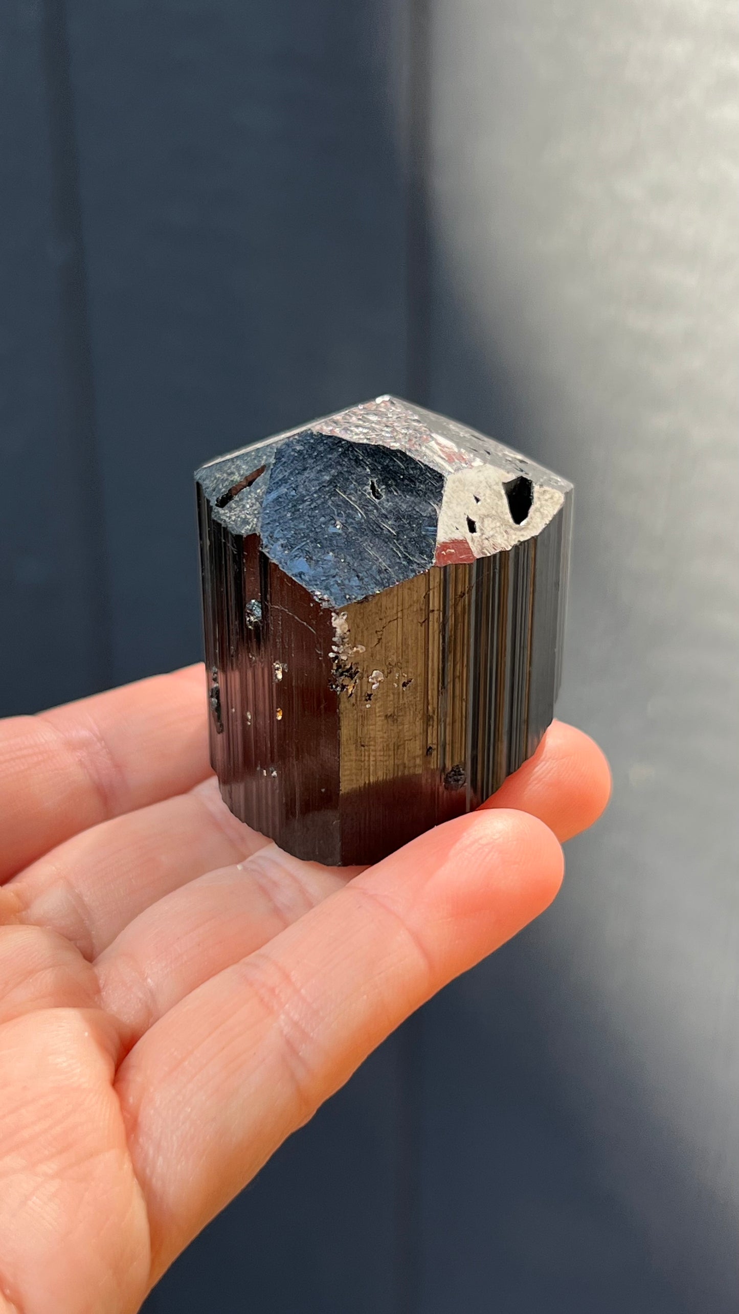 Black Tourmaline Crystal, Schorl, Namibia