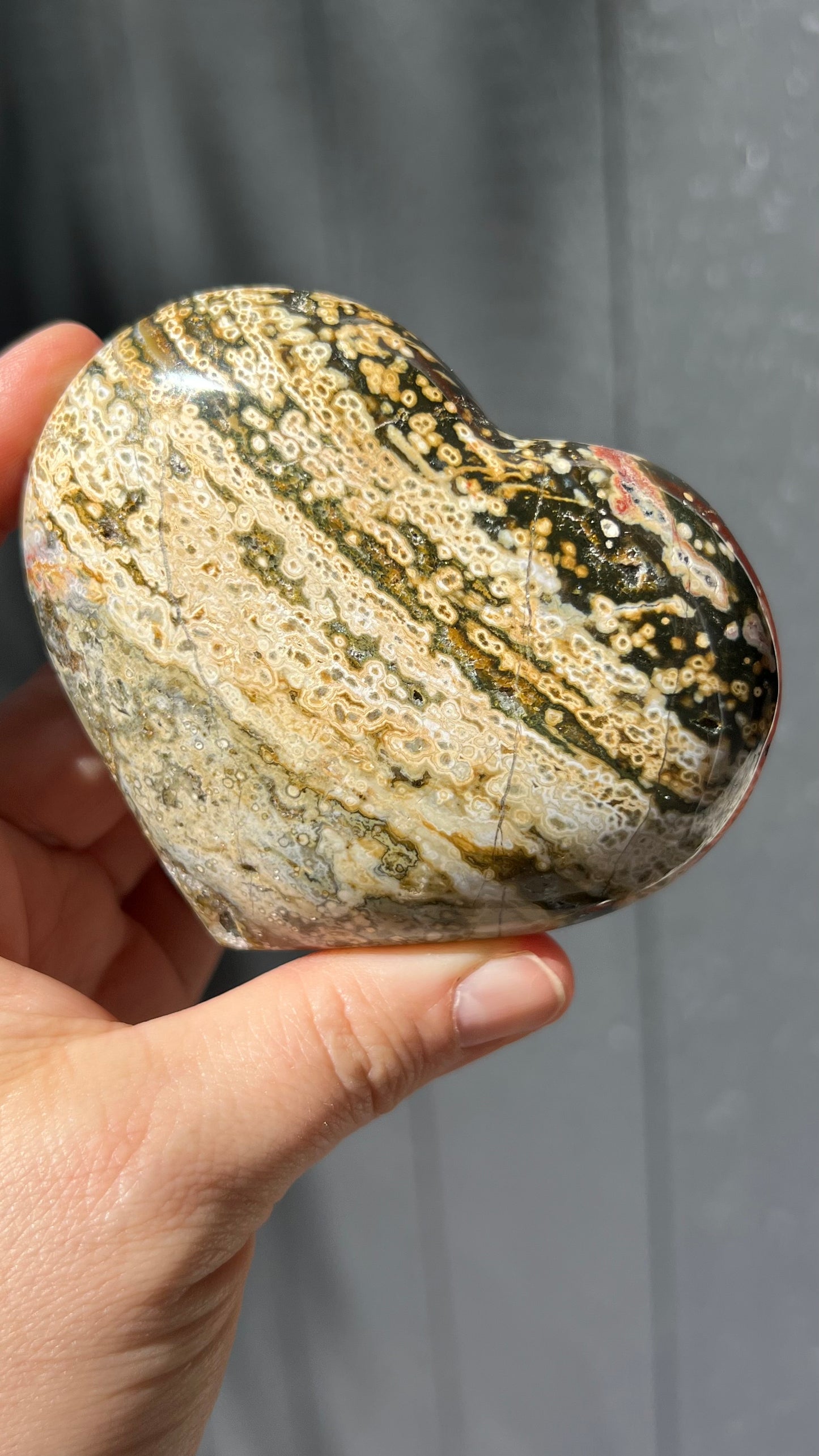 Ocean Jasper Heart