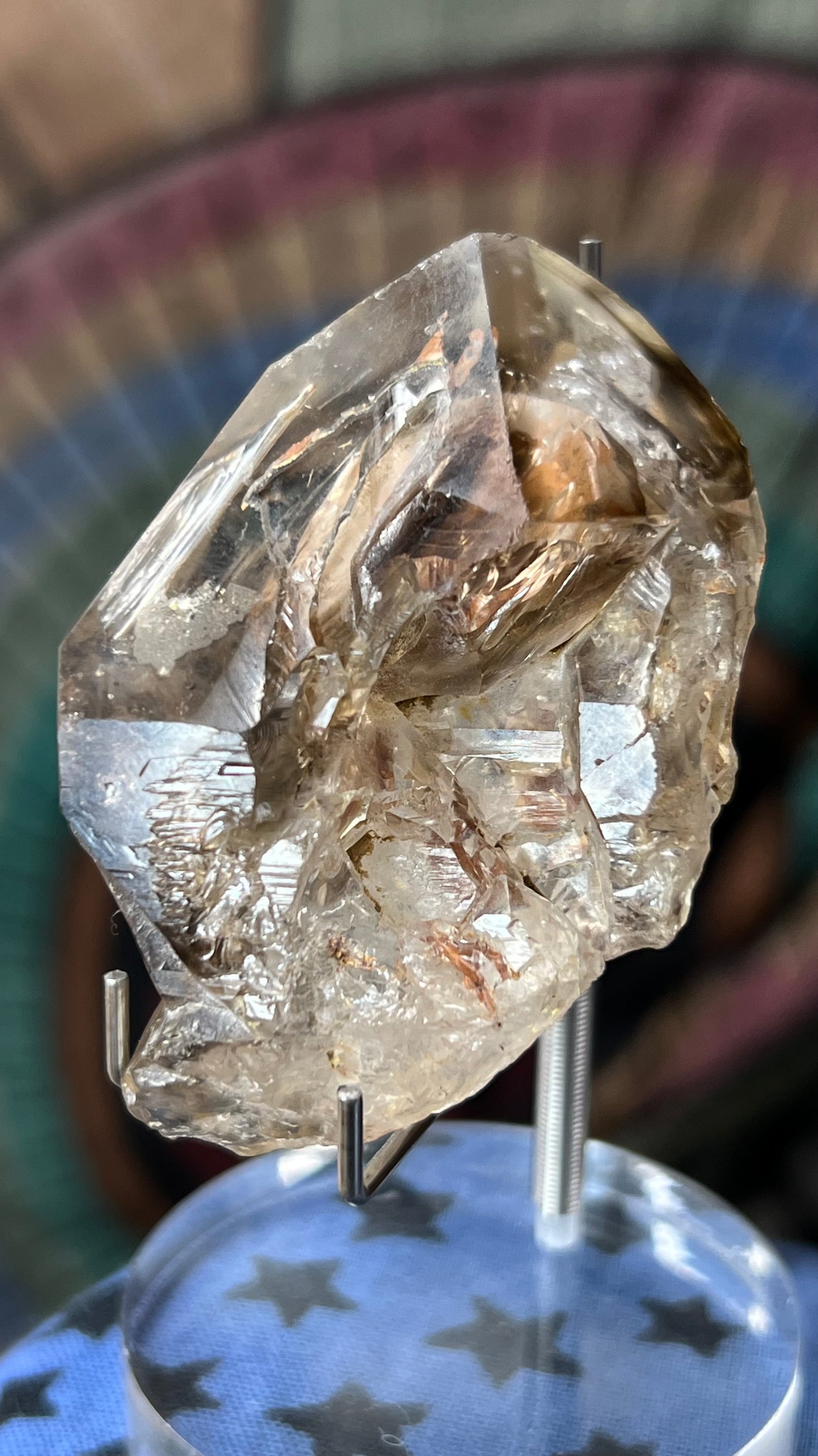 Elestial Smoky Quartz, Manifestation Crystal, Shamanic Dreamstone