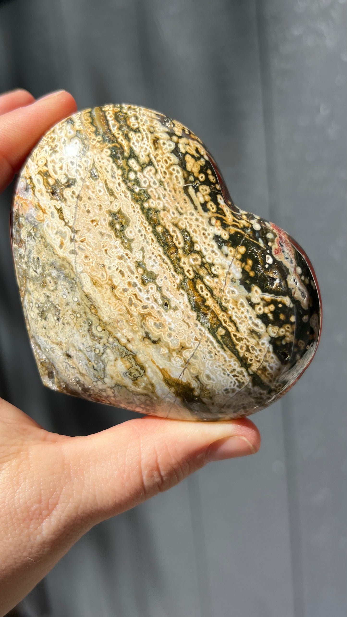 Ocean Jasper Heart