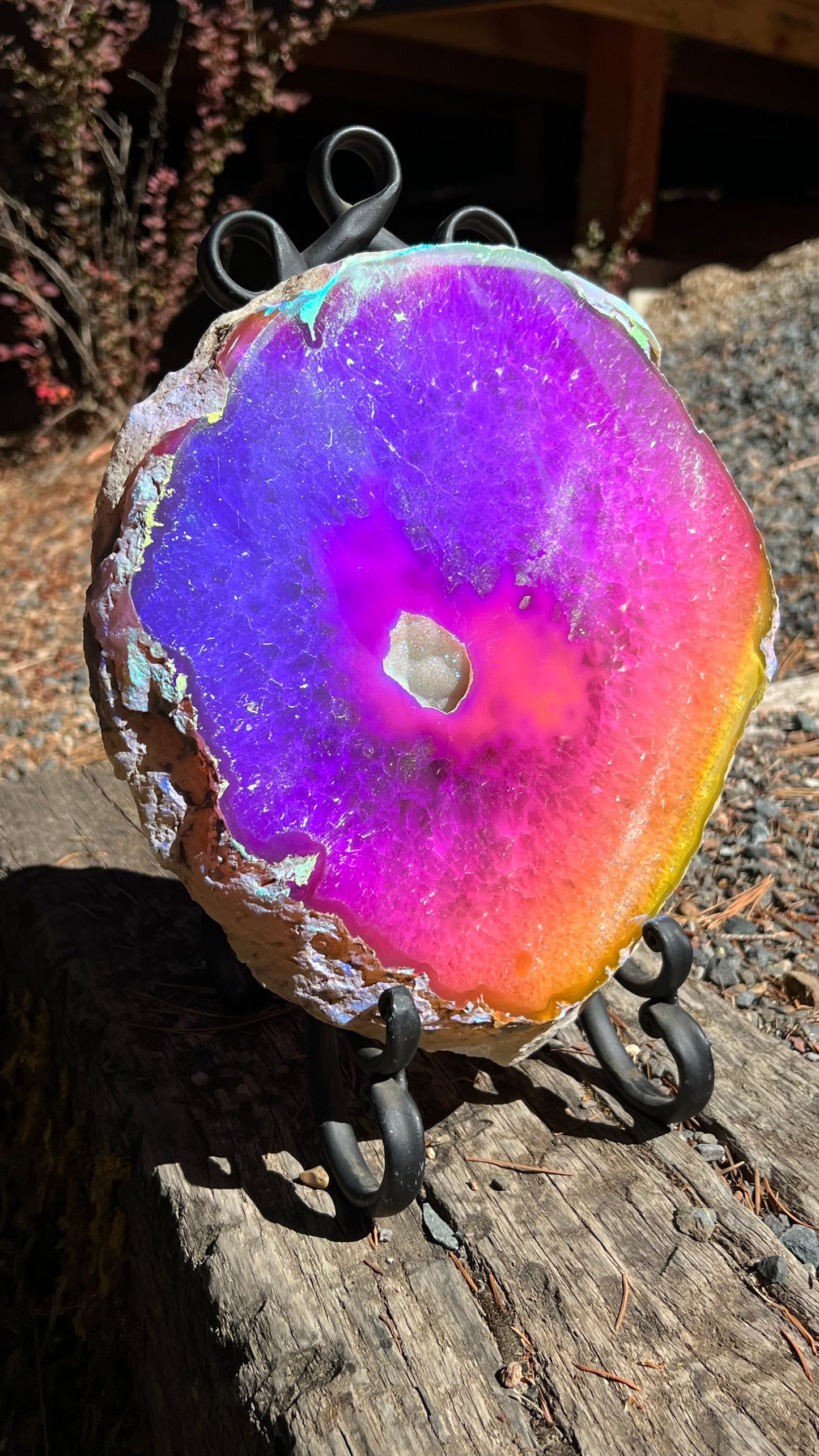Large Angel Aura Agate Slab