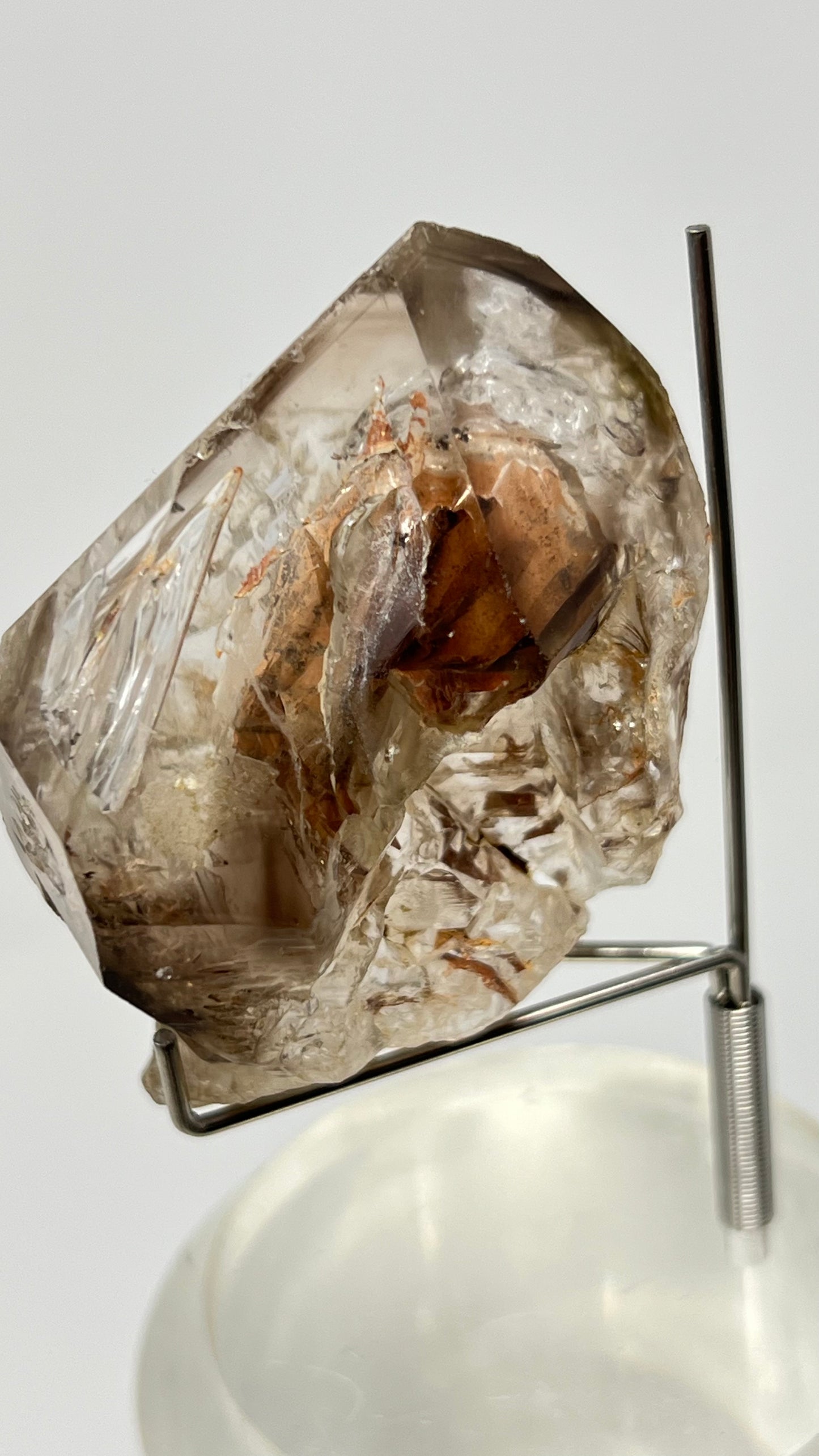 Elestial Smoky Quartz, Manifestation Crystal, Shamanic Dreamstone