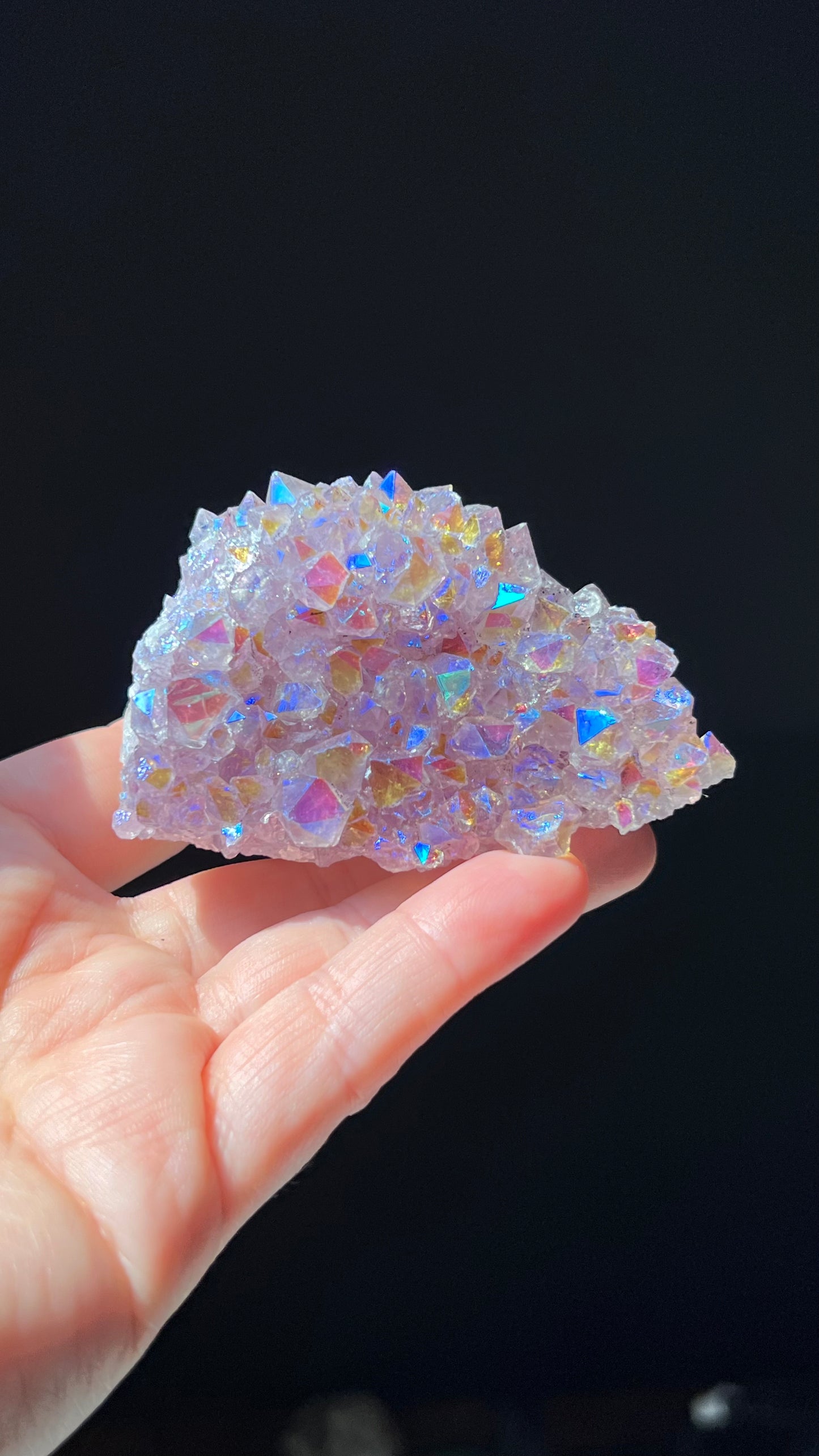 Angel Aura Amethyst Stalactite