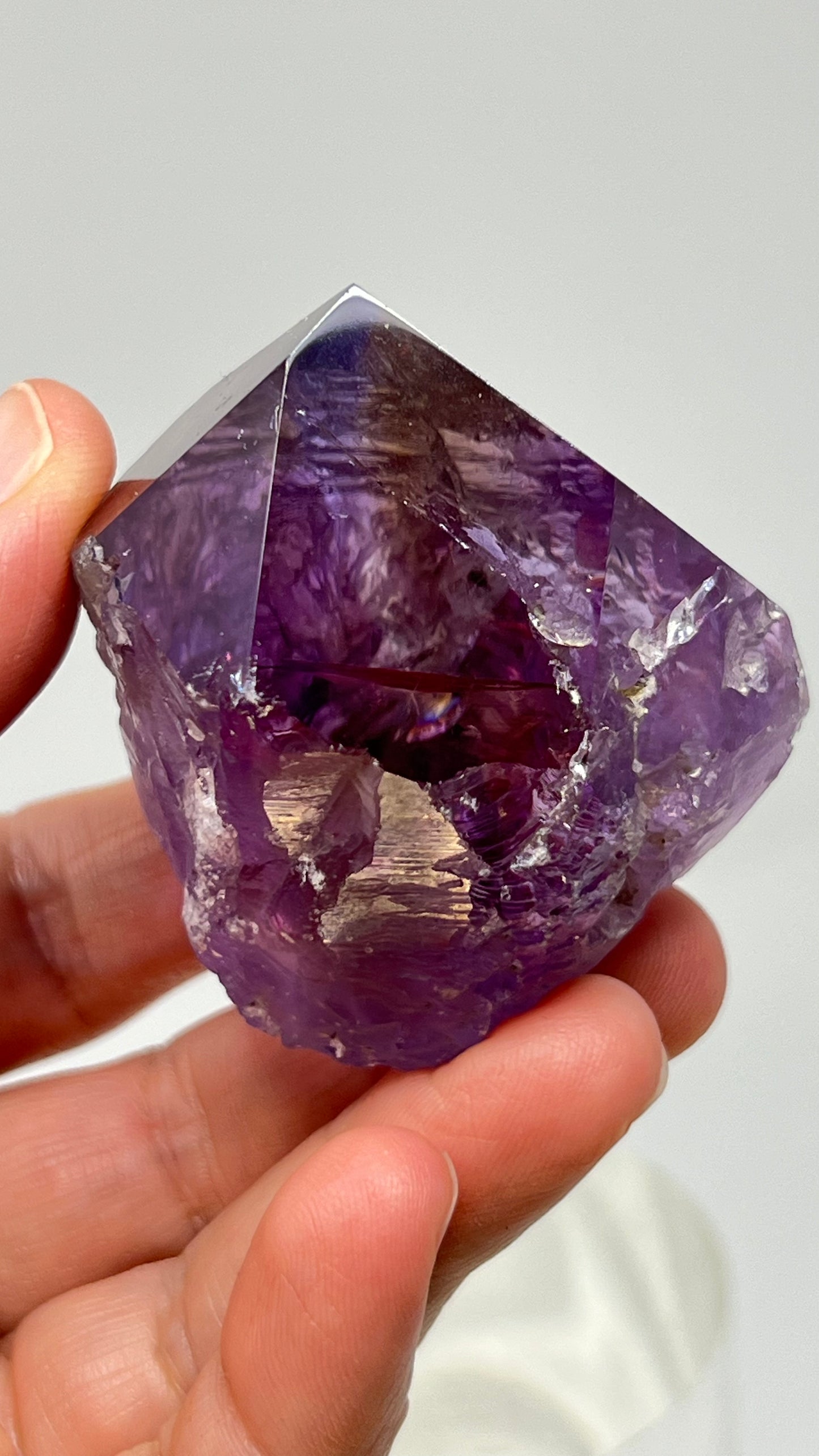 Ametrine Crystal Generator, 116g Bolivia