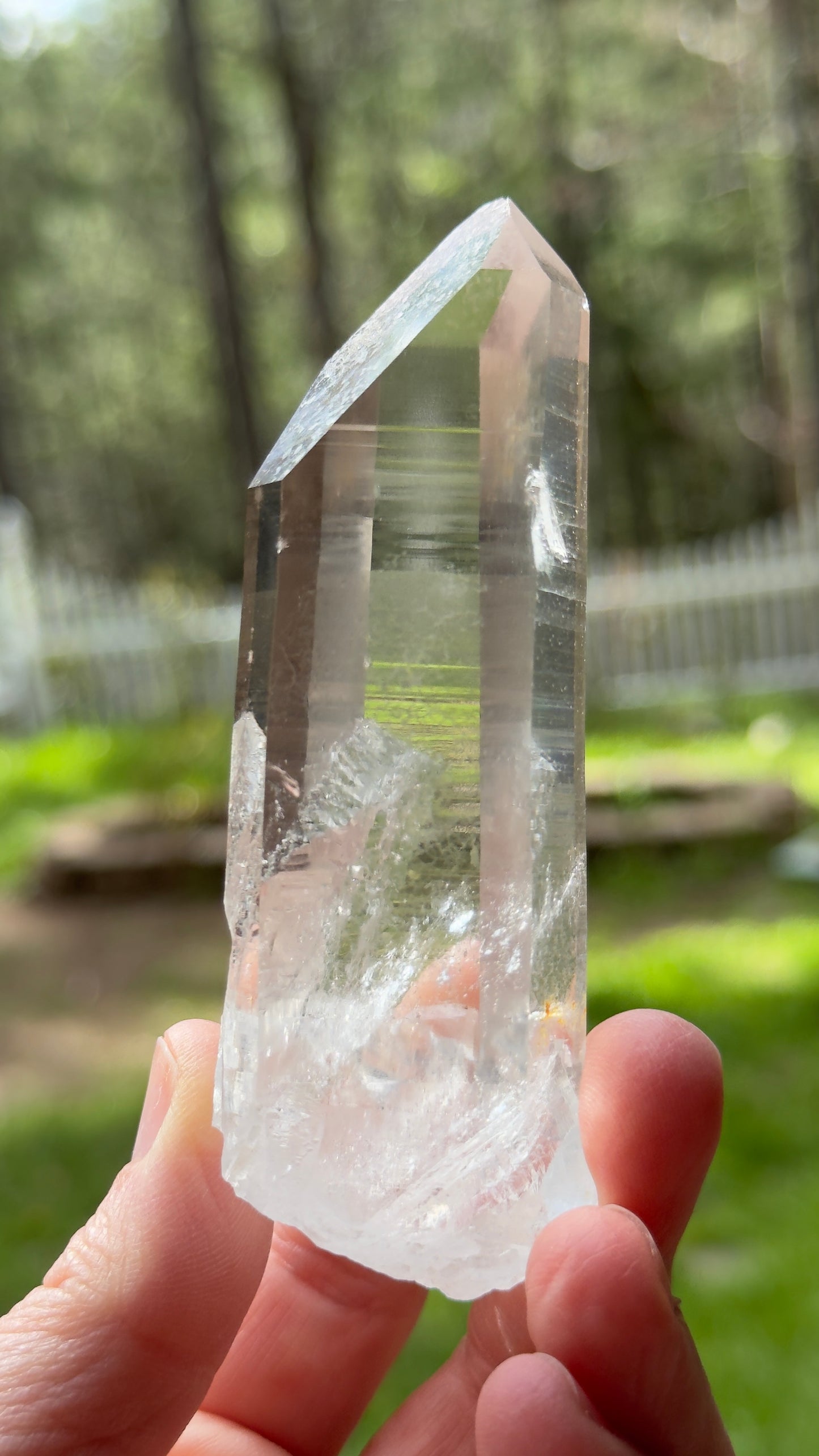 Clear Lemurian Recordkeeper Quartz, 137g Arkansas, USA