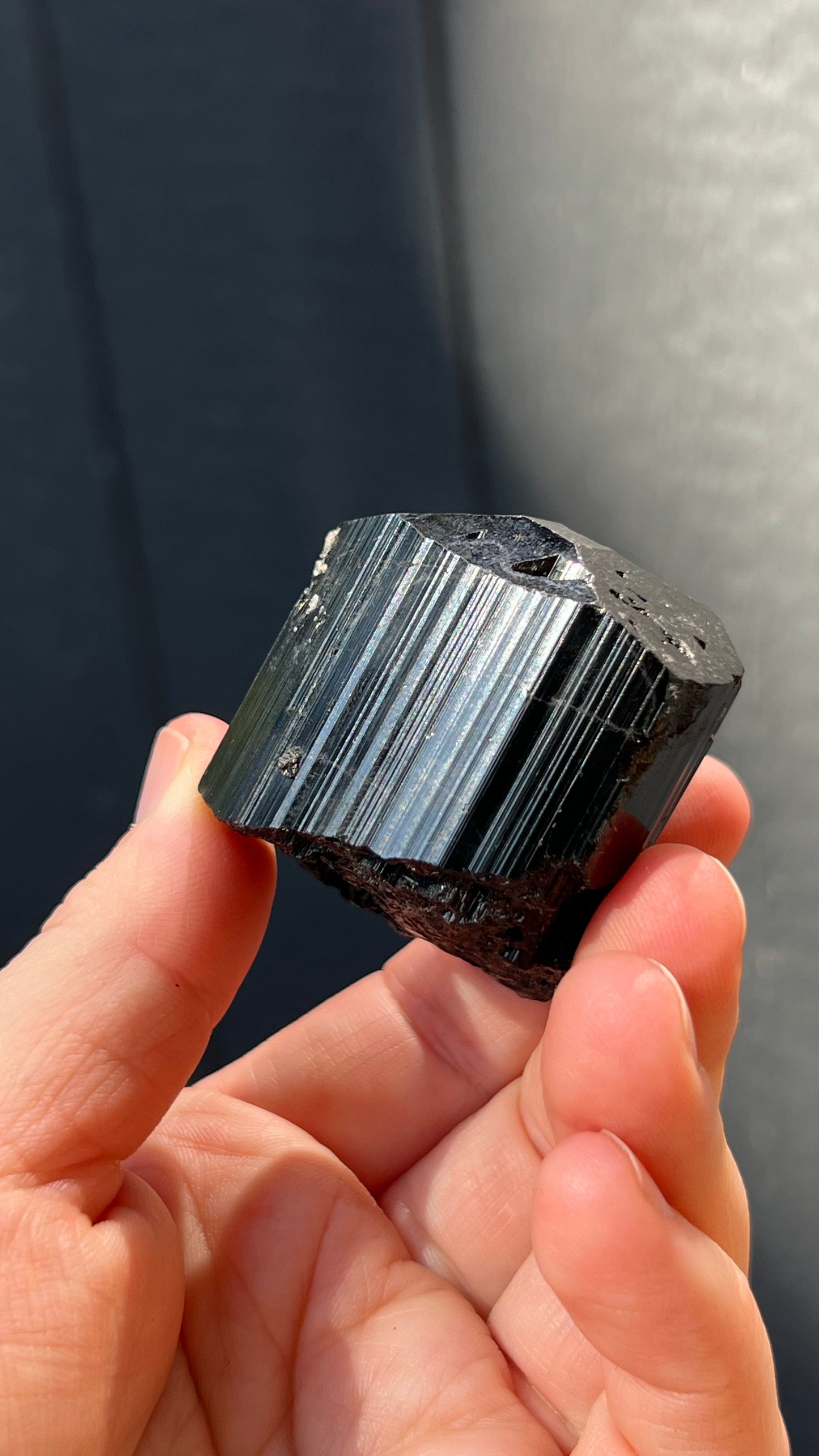 Black Tourmaline Crystal, Schorl, Namibia