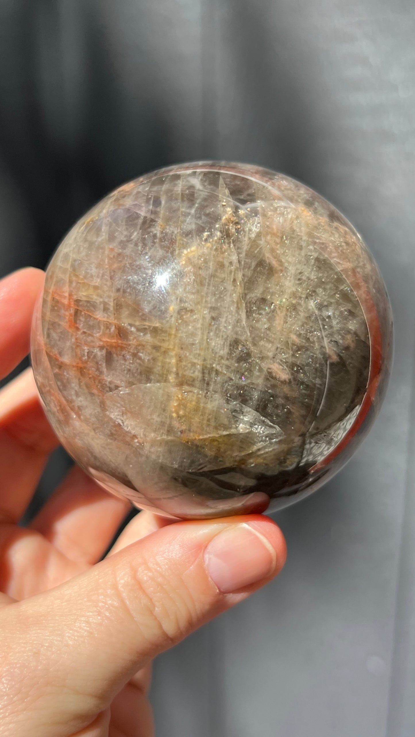 Black Moonstone Sphere