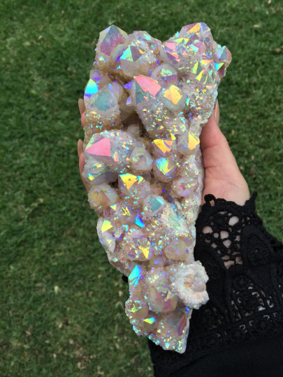 Spirit Quartz Angel Aura Cactus Quartz Fairy Castle