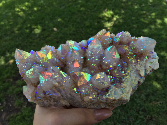 Spirit Quartz Angel Aura Cactus Quartz Fairy Castle