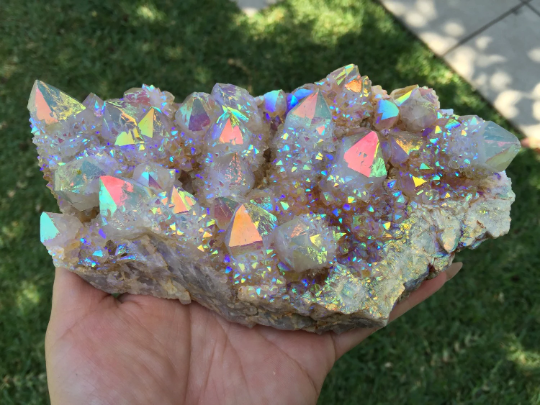 Spirit Quartz Angel Aura Cactus Quartz Fairy Castle