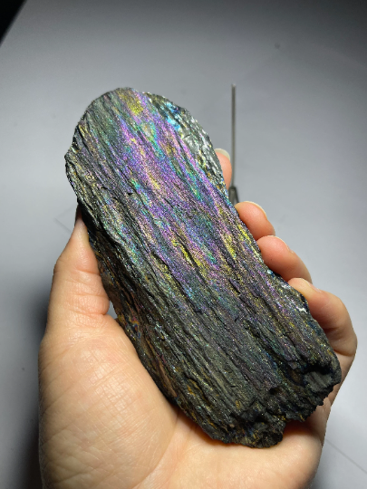 Rare Rainbow Hematite, Iridescent Minerals