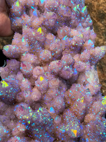 Angel Aura Lavender Spirit Quartz