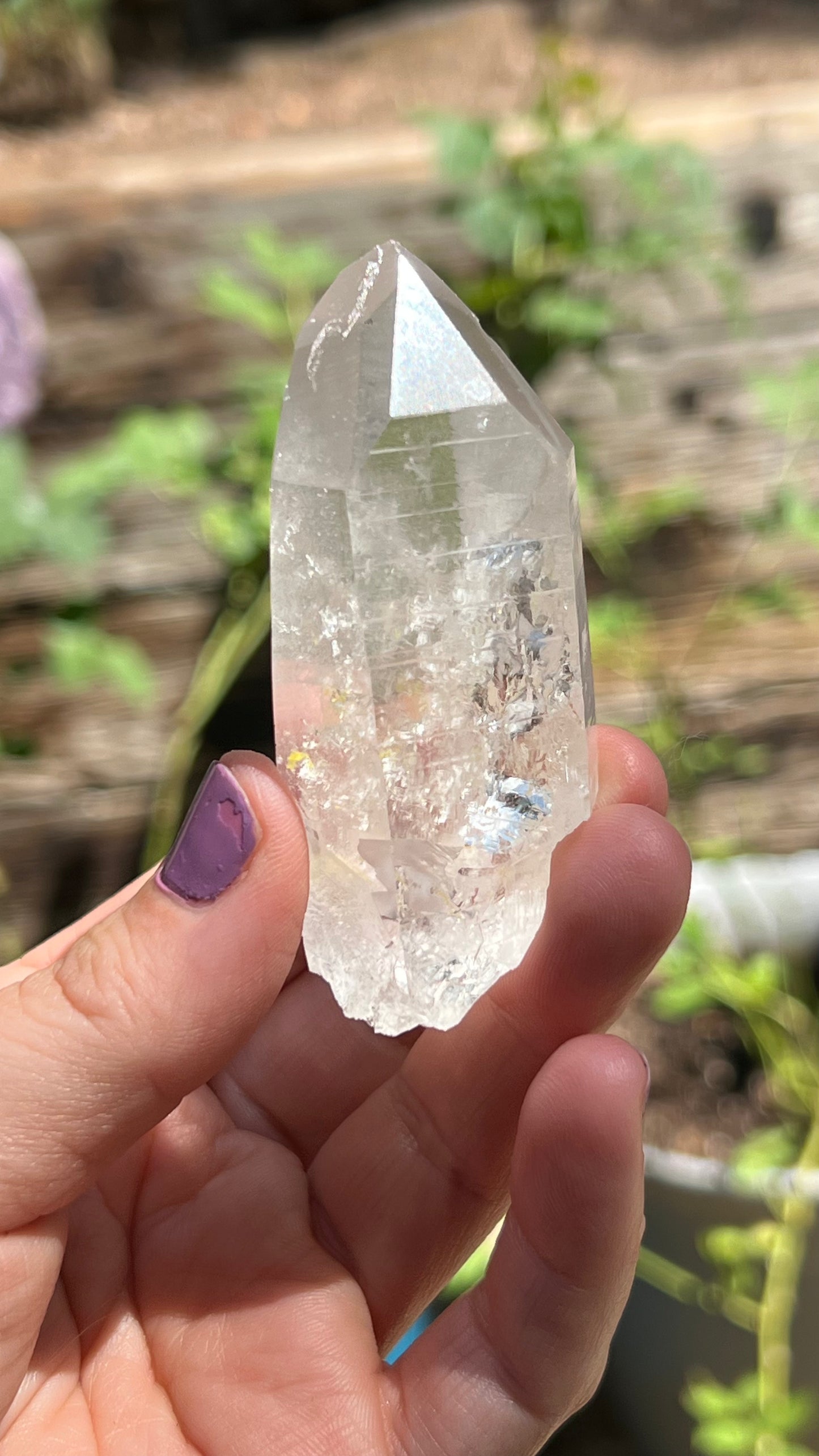 Recordkeeper Lemurian 7-3-7 Quartz, Colombia
