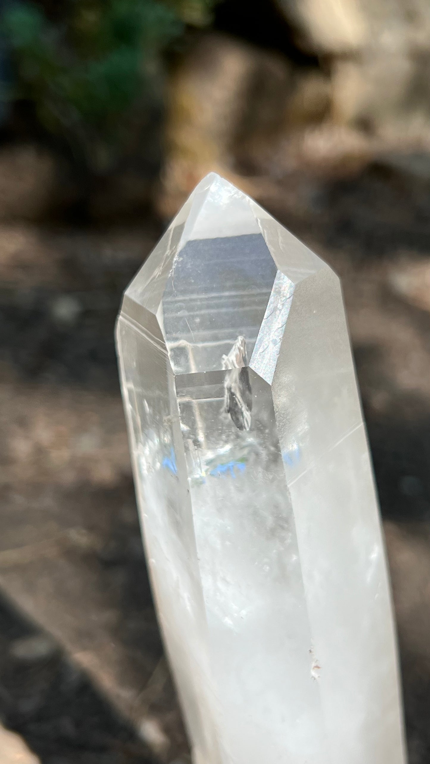 Clear Standing Lemurian Quartz, Brazil