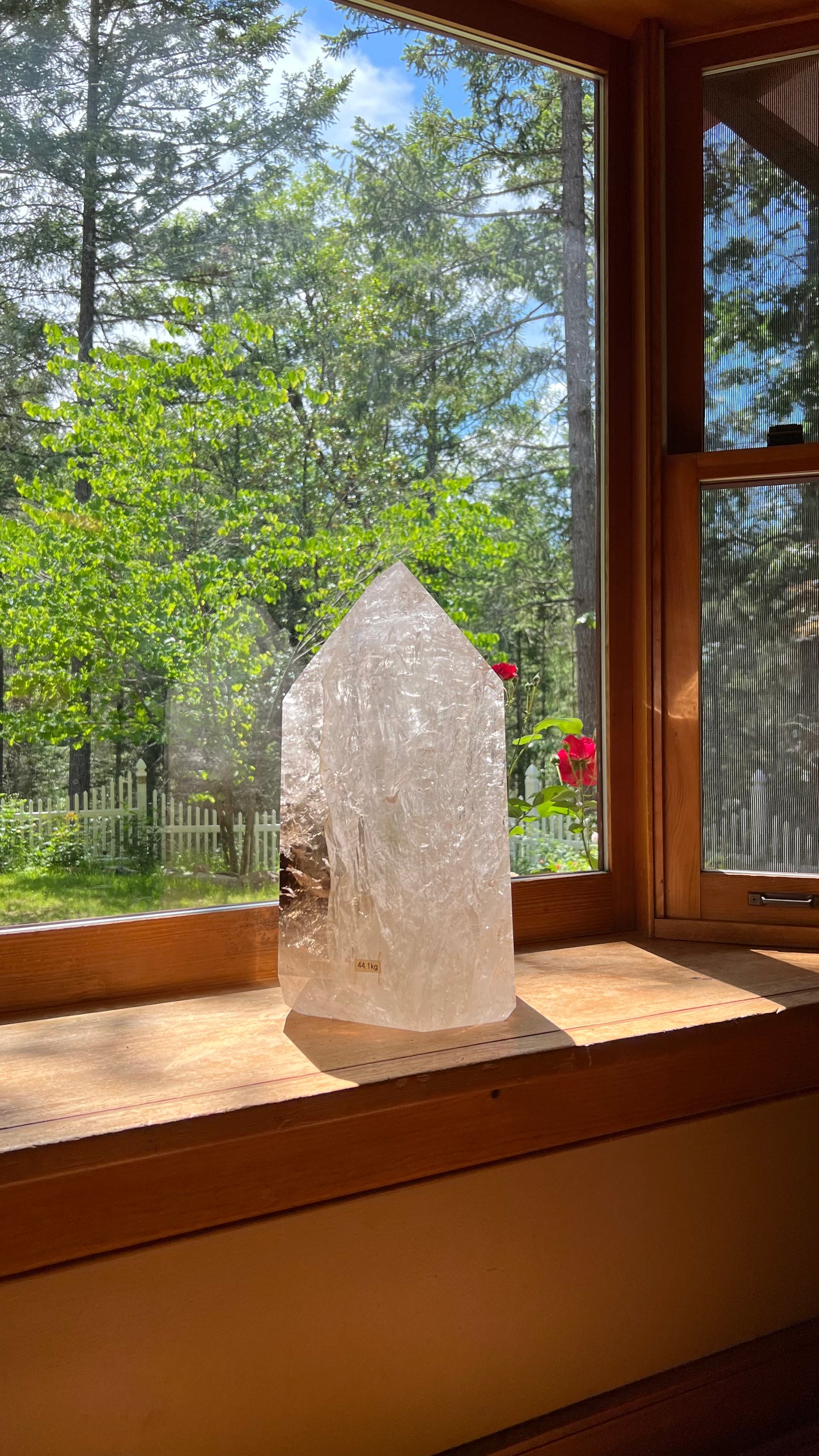 Quartz Tower, 97lbs, Brazil Crystal Home Decor