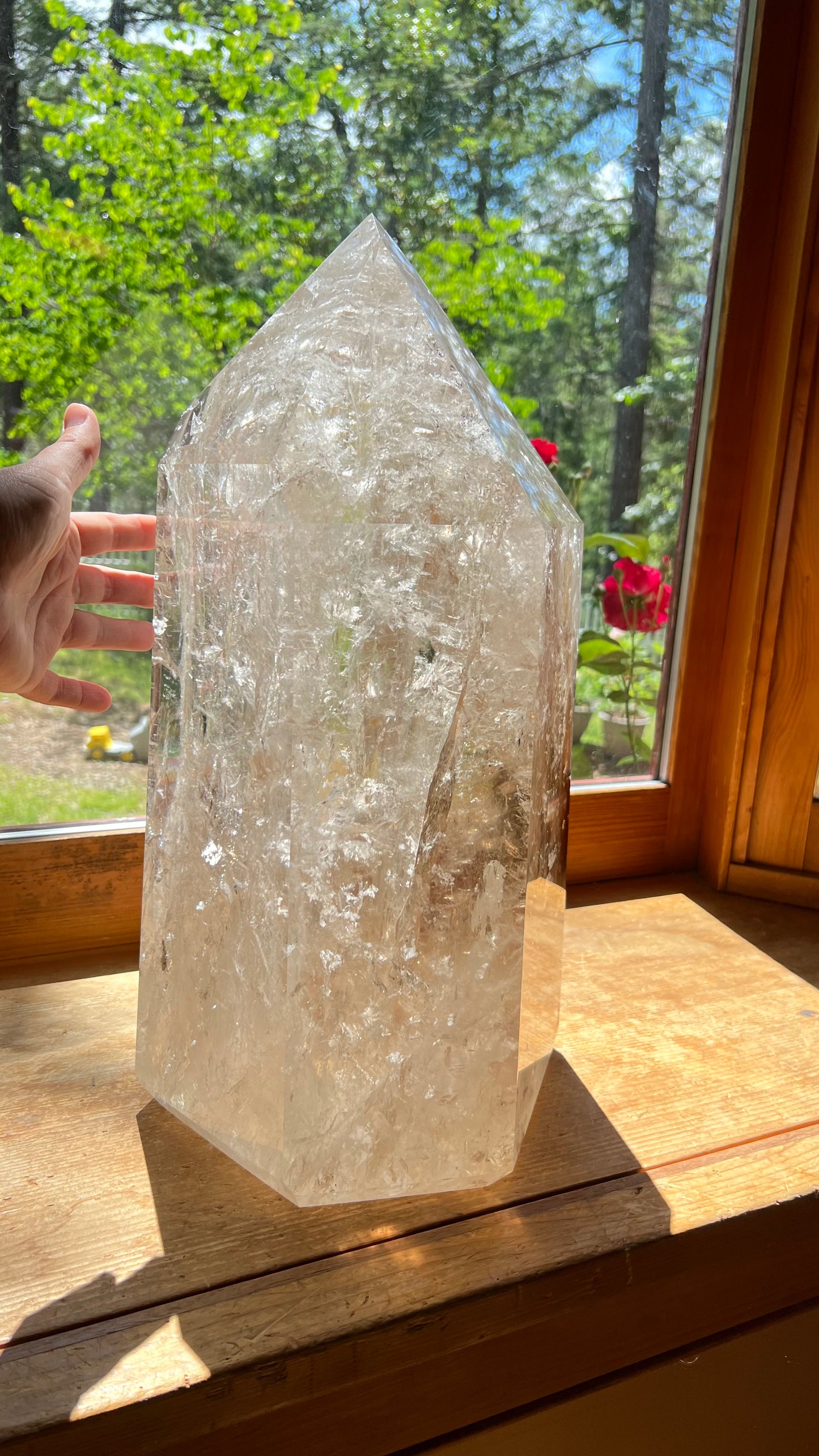 Quartz Tower, 97lbs, Brazil Crystal Home Decor