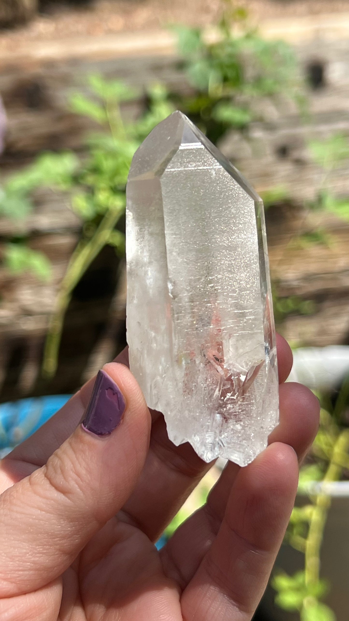 Recordkeeper Lemurian 7-3-7 Quartz, Colombia
