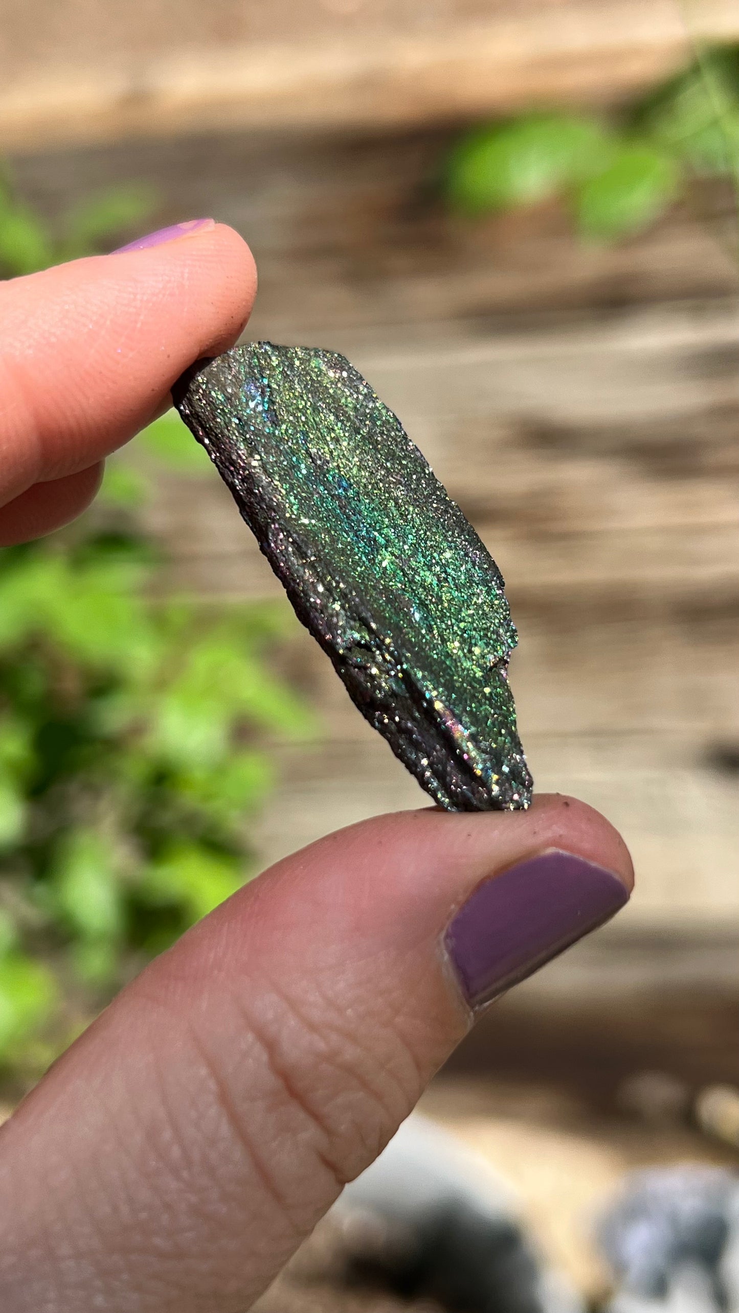 Iridescent Rainbow Hematite, 33ct Andrade Mine, Brazil