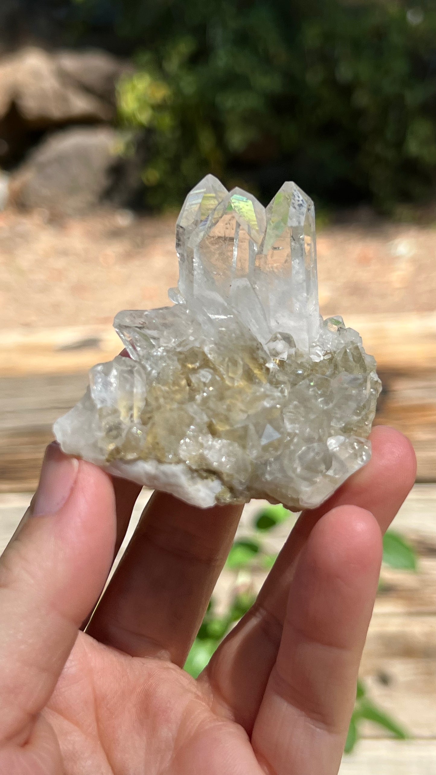Prismatic Himalayan Quartz Cluster, Nepal