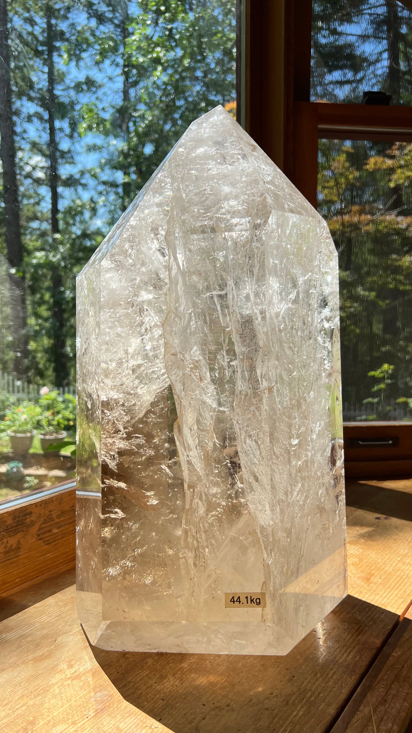 Quartz Tower, 97lbs, Brazil Crystal Home Decor