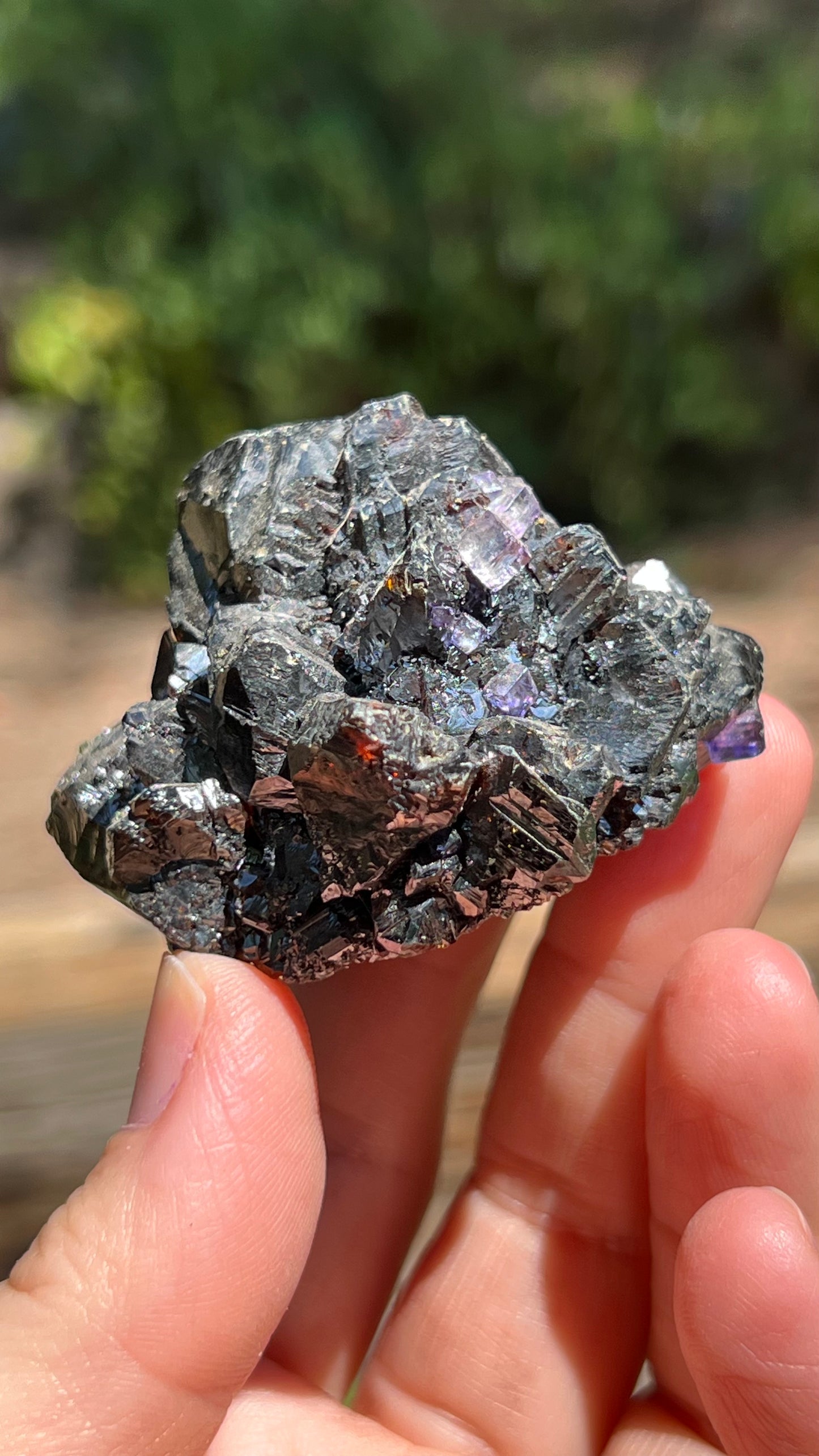 Fluorite on Sphalerite, Elmwood Mine TN