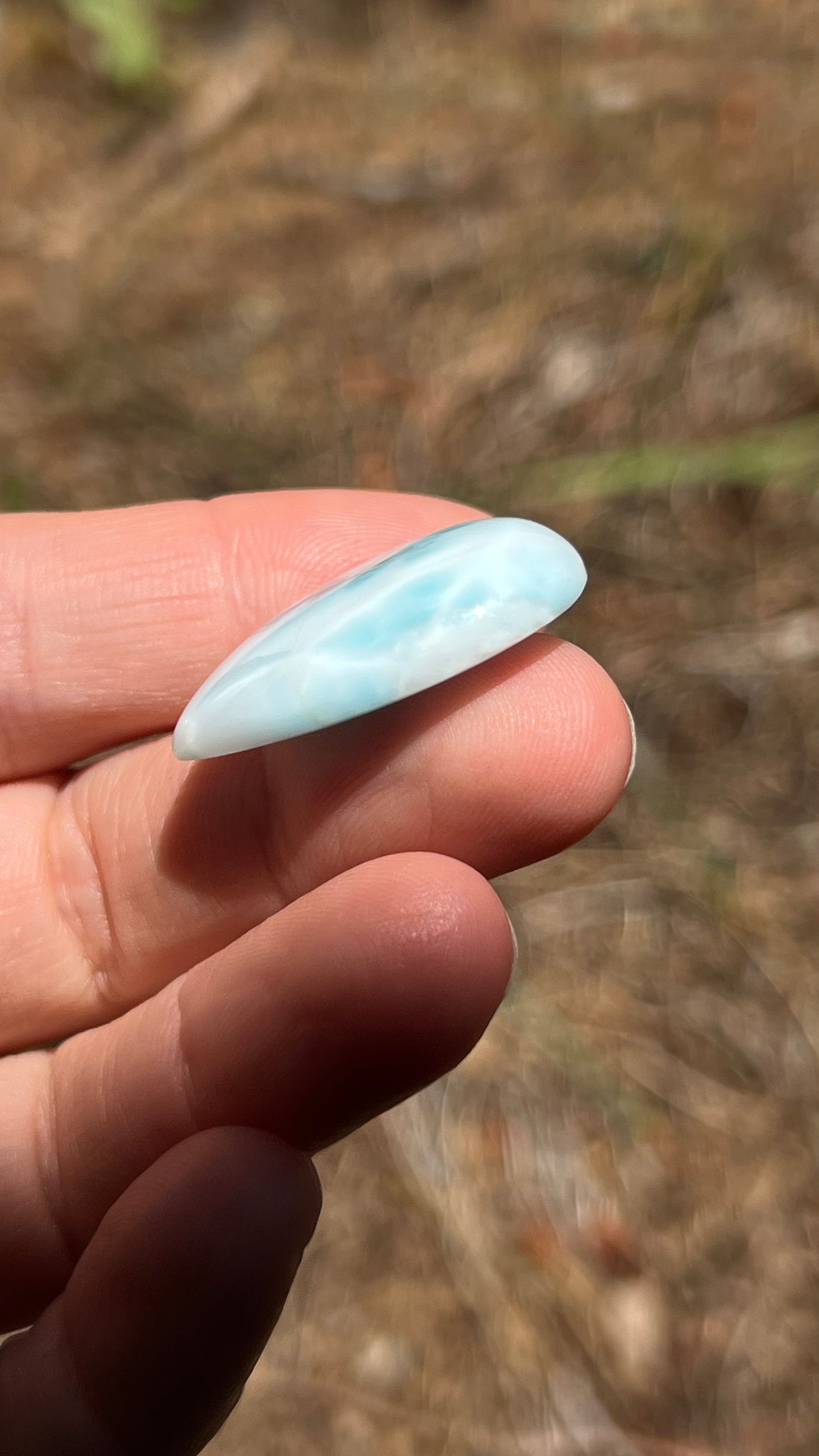 Larimar Cabochon, 8.5g Dominican Republic, AAA High Quality