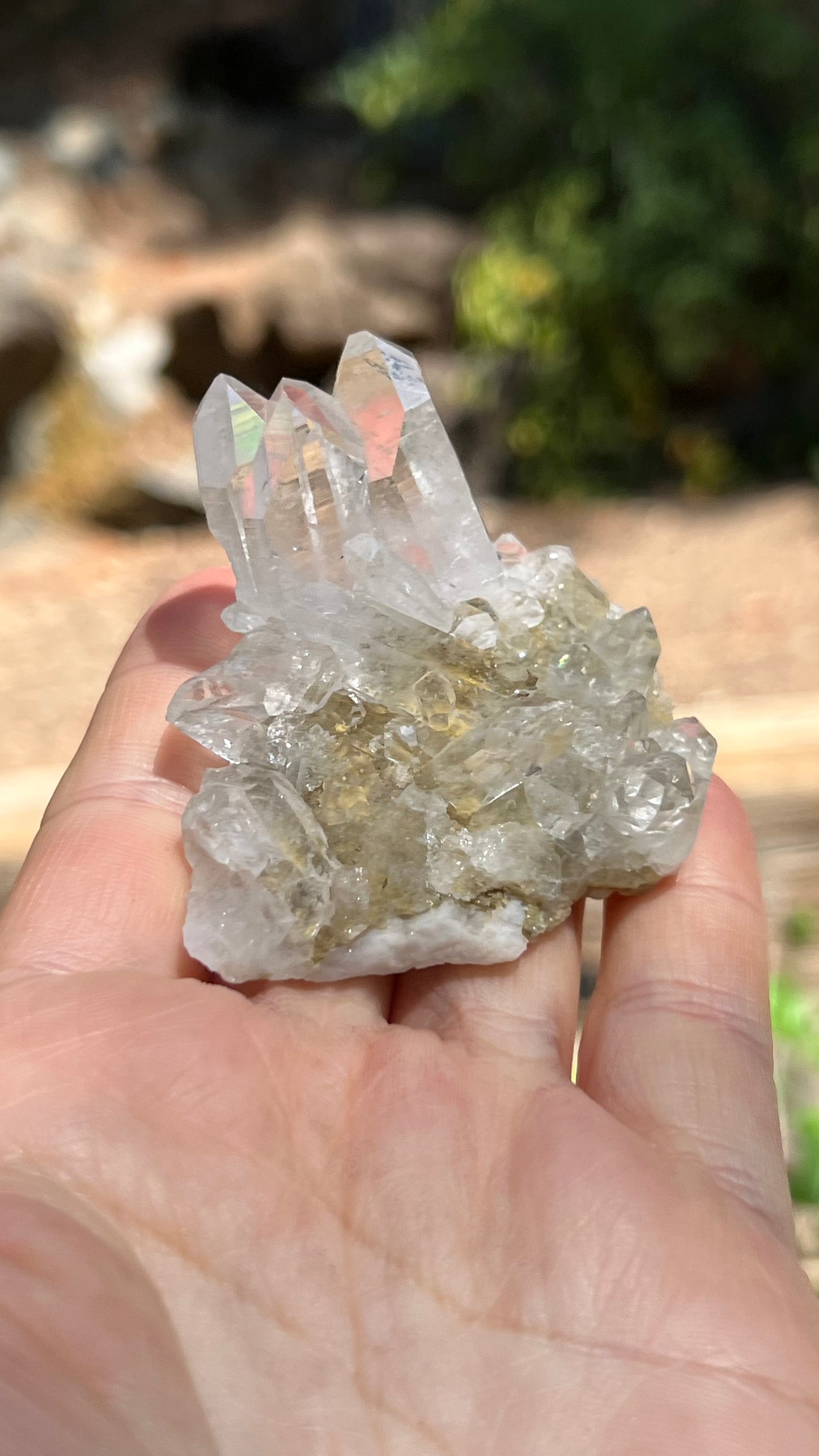 Prismatic Himalayan Quartz Cluster, Nepal