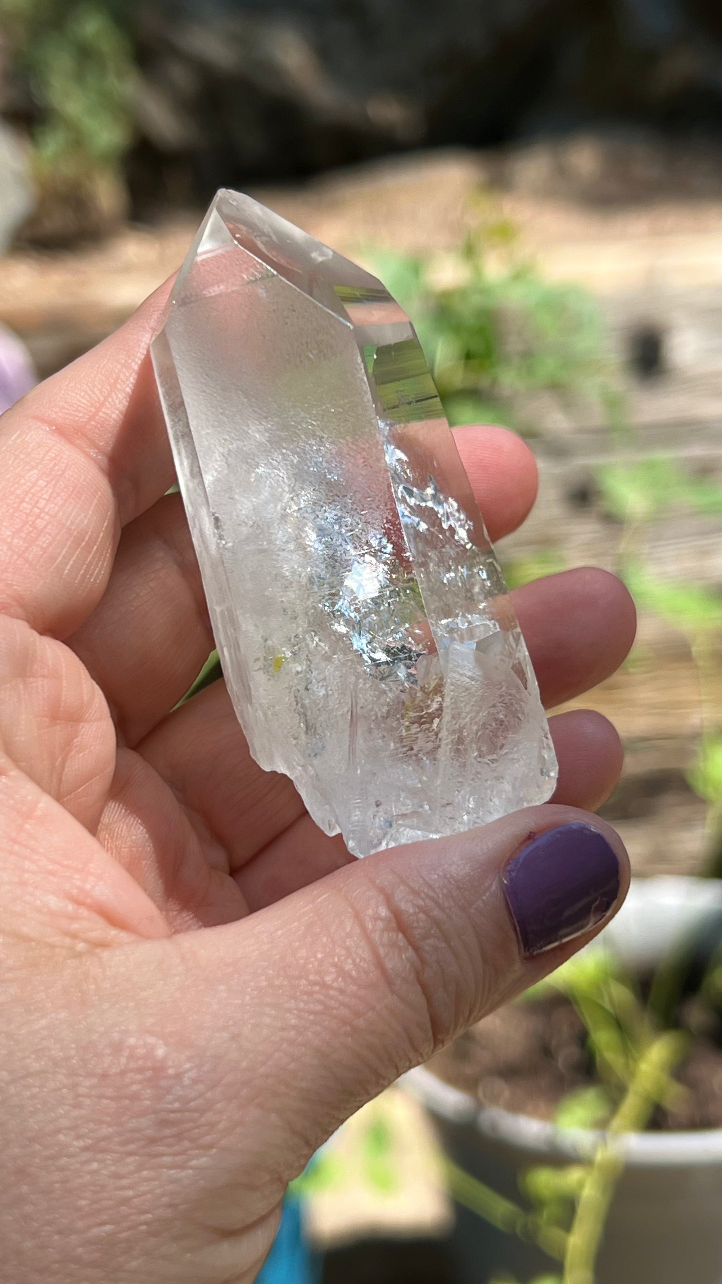 Recordkeeper Lemurian 7-3-7 Quartz, Colombia
