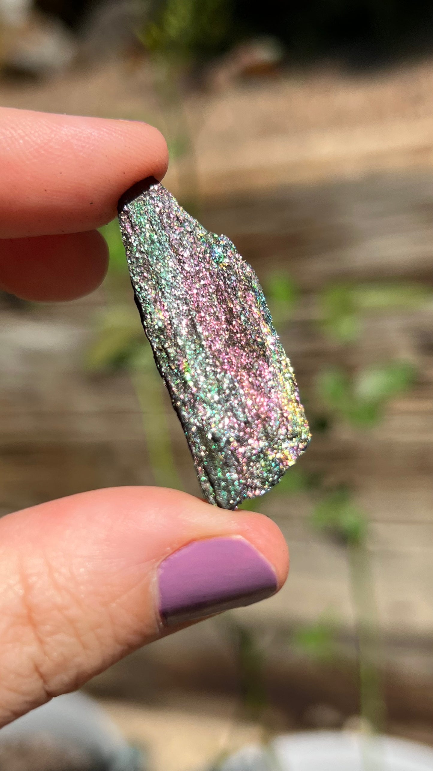 Iridescent Rainbow Hematite, 33ct Andrade Mine, Brazil