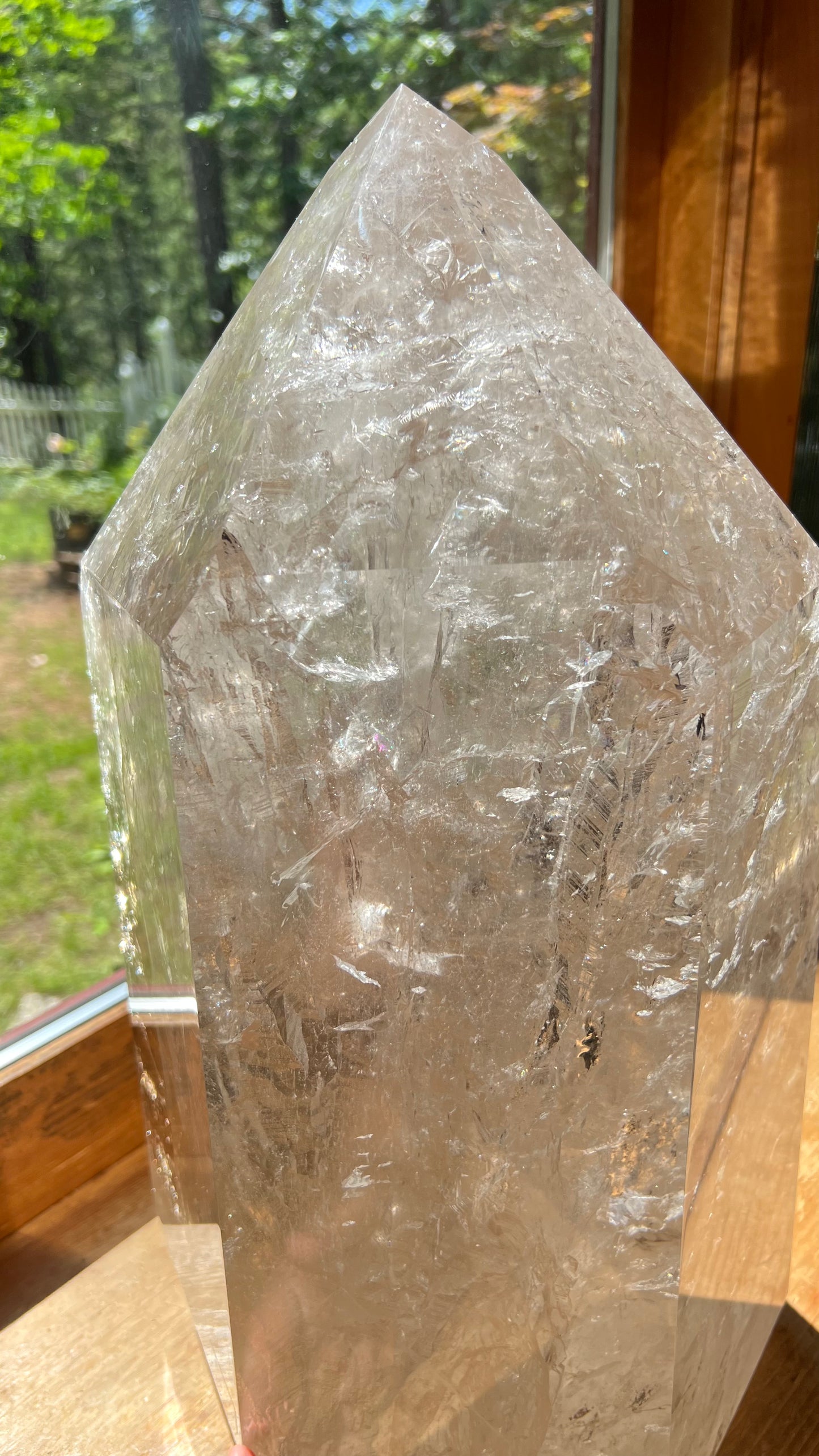 Quartz Tower, 97lbs, Brazil Crystal Home Decor