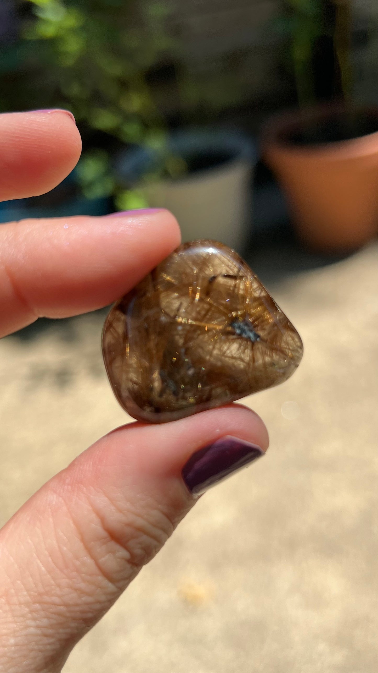 Star Rutile in Quartz, 18g Brazil