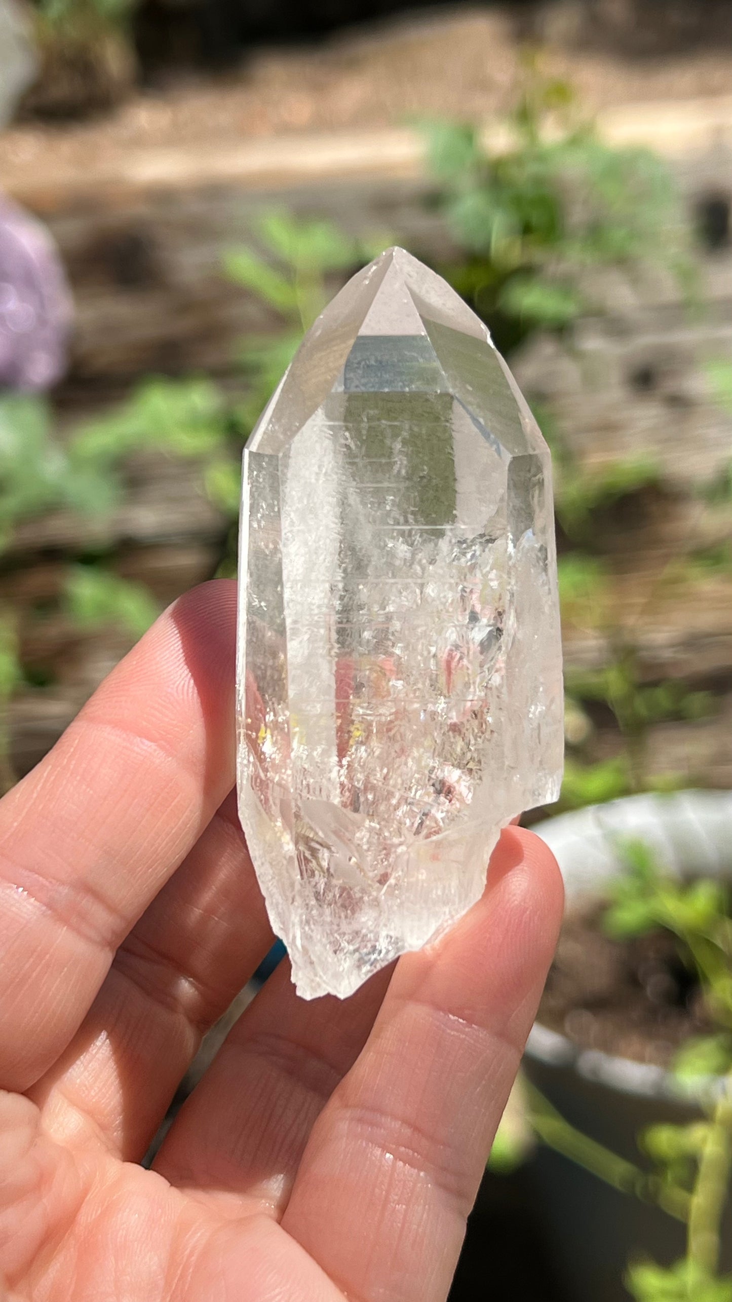 Recordkeeper Lemurian 7-3-7 Quartz, Colombia