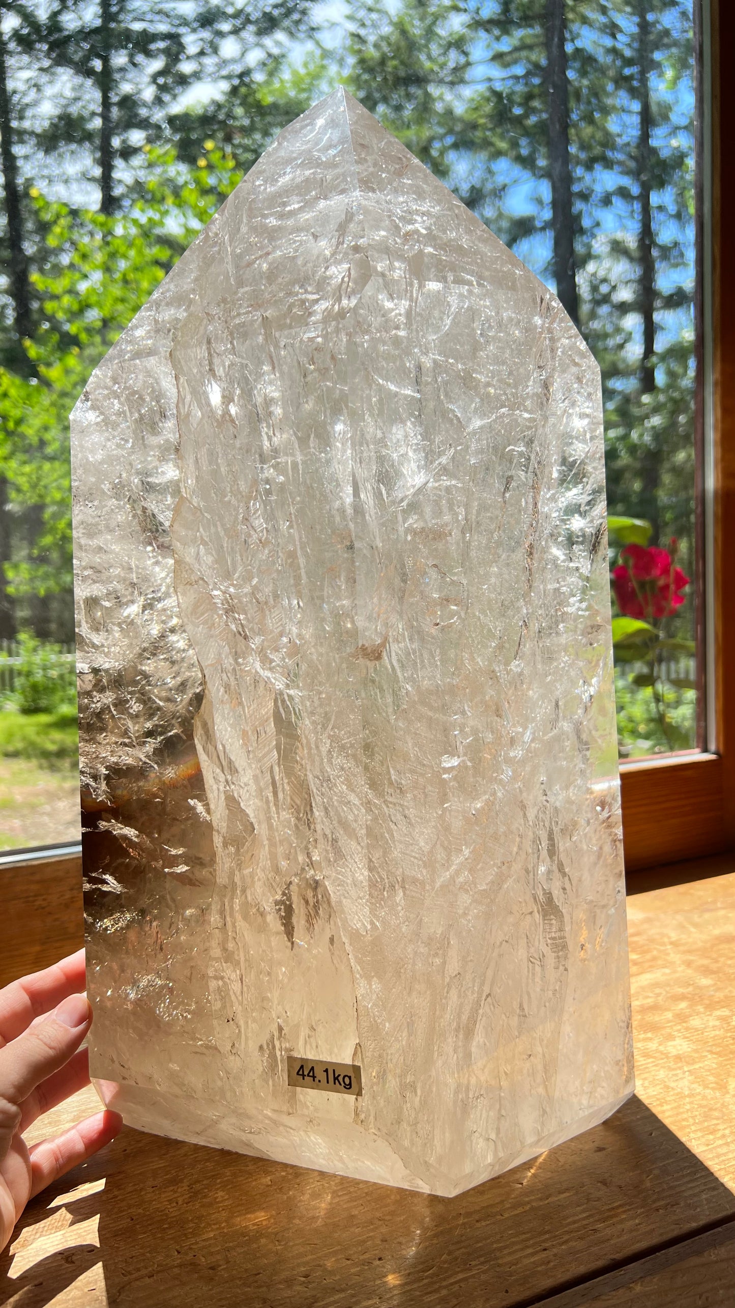 Quartz Tower, 97lbs, Brazil Crystal Home Decor