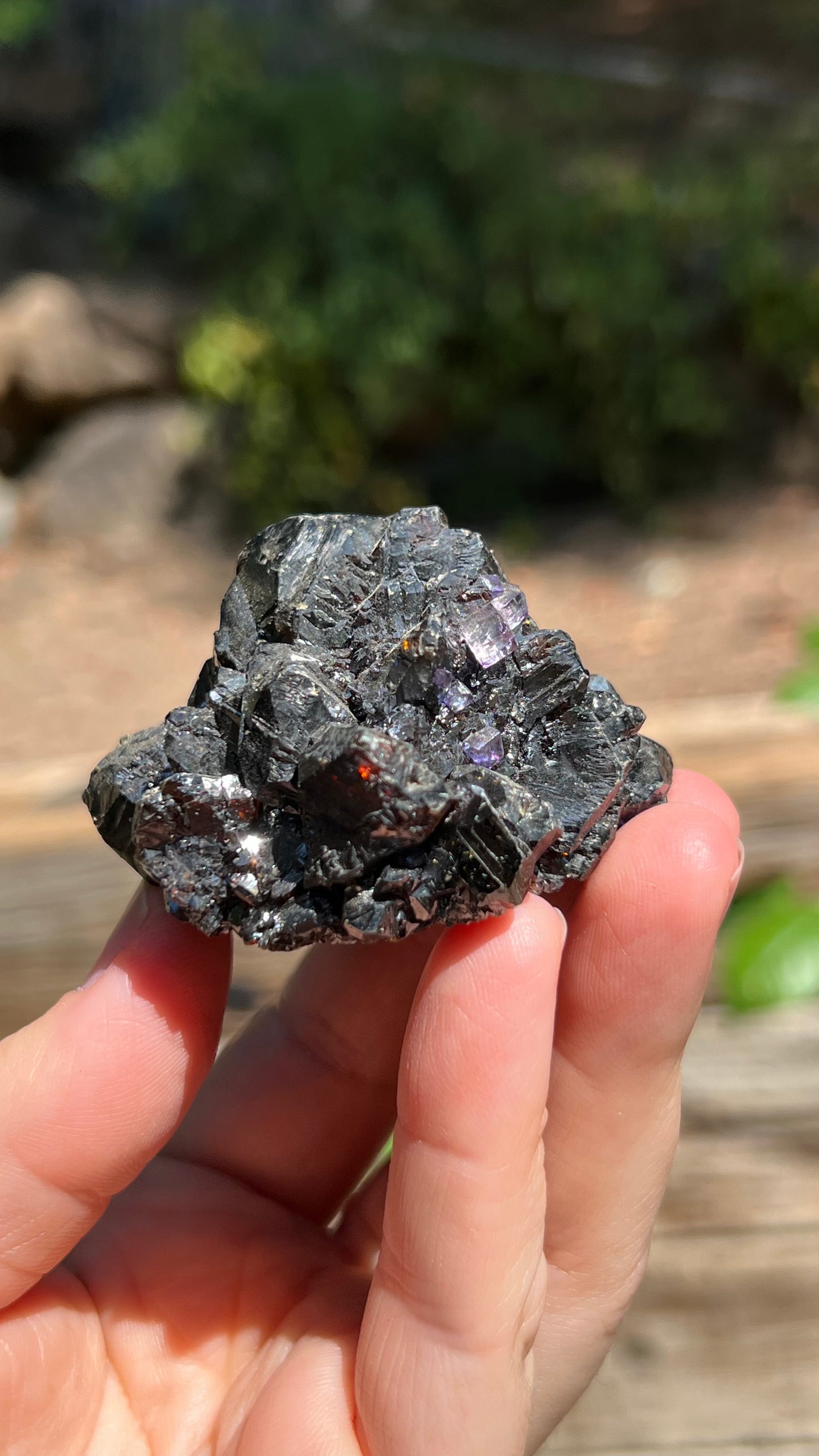 Fluorite on Sphalerite, Elmwood Mine TN