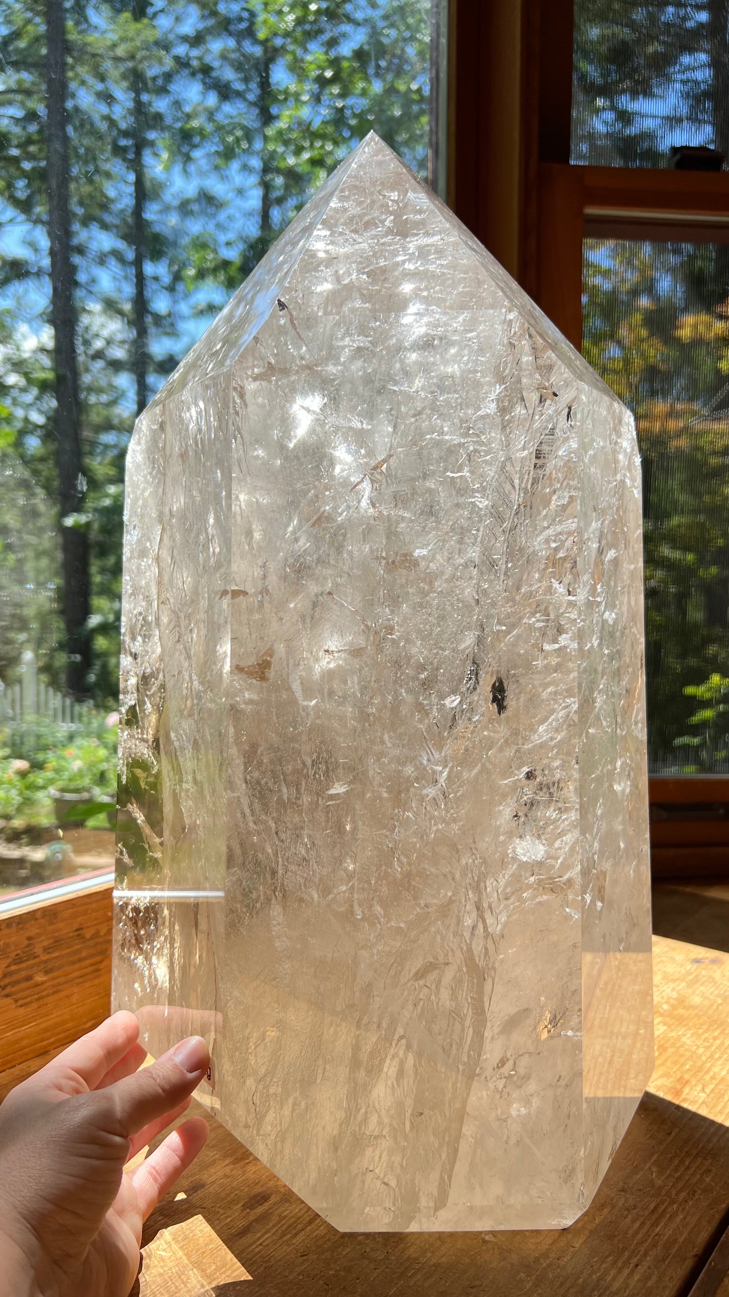 Quartz Tower, 97lbs, Brazil Crystal Home Decor