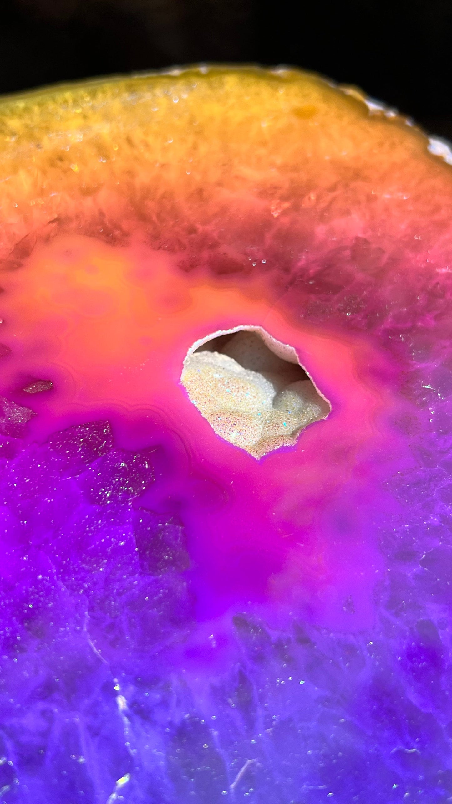 Large Angel Aura Agate Slab