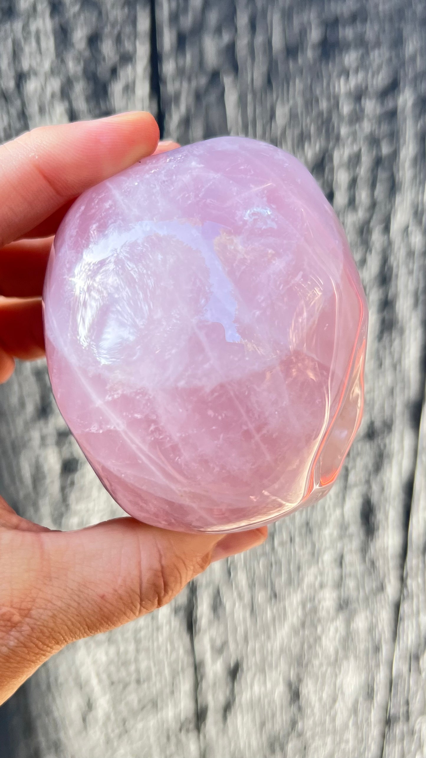 Rose Quartz Crystal Skull