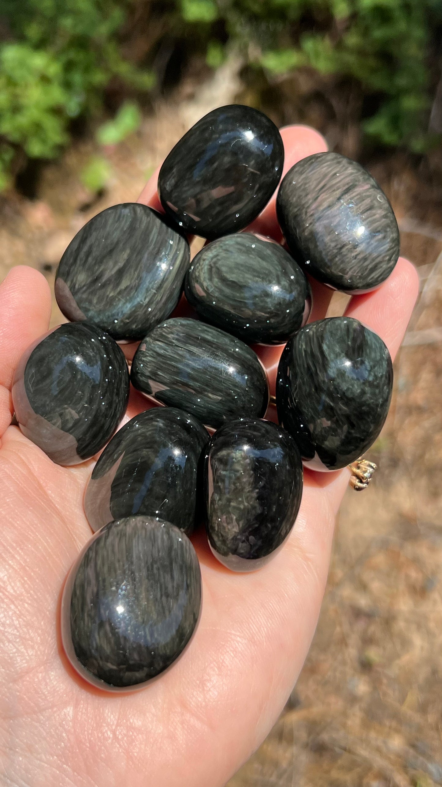 ONE Velvet Rainbow Obsidian Stone