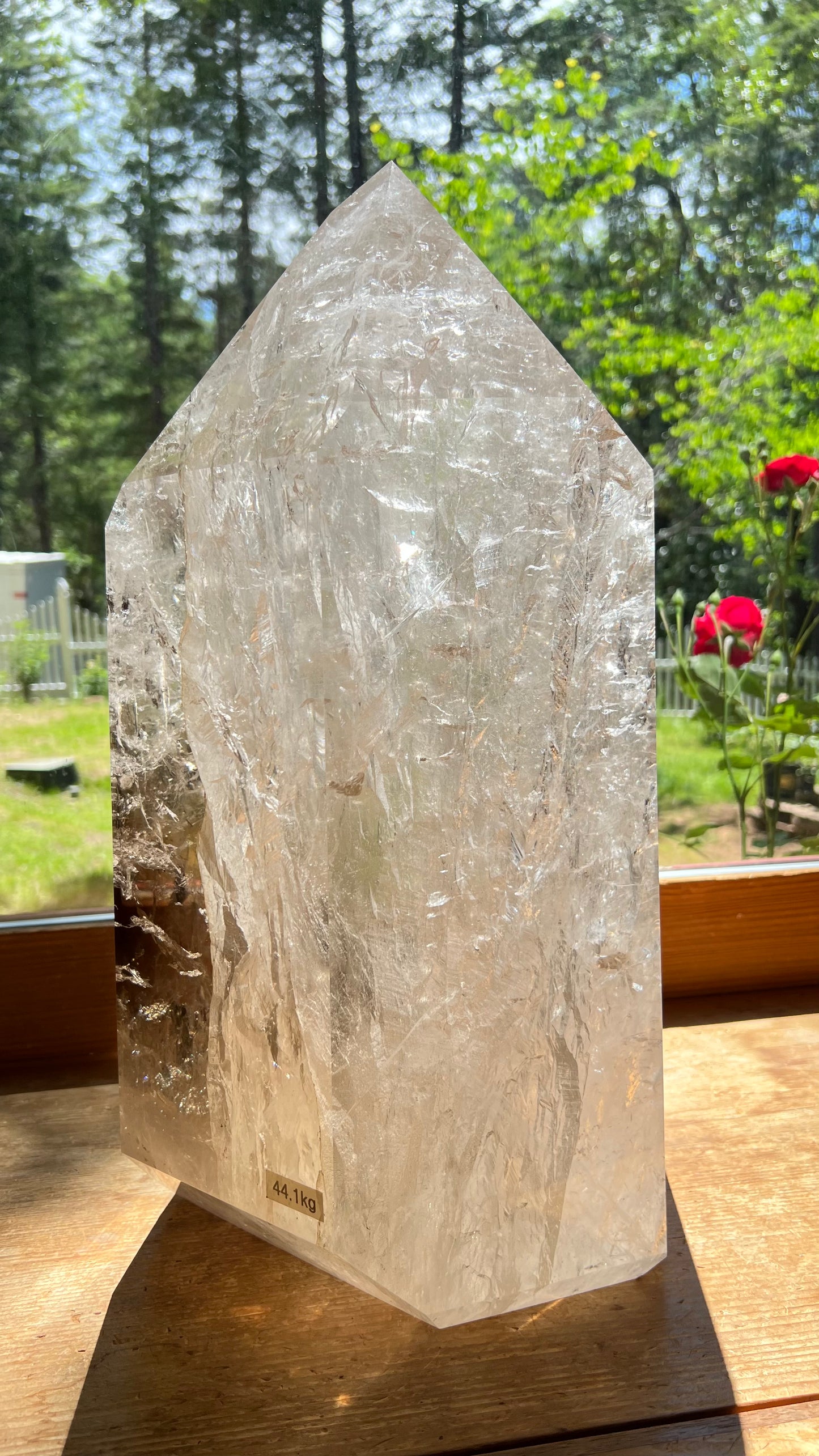 Quartz Tower, 97lbs, Brazil Crystal Home Decor