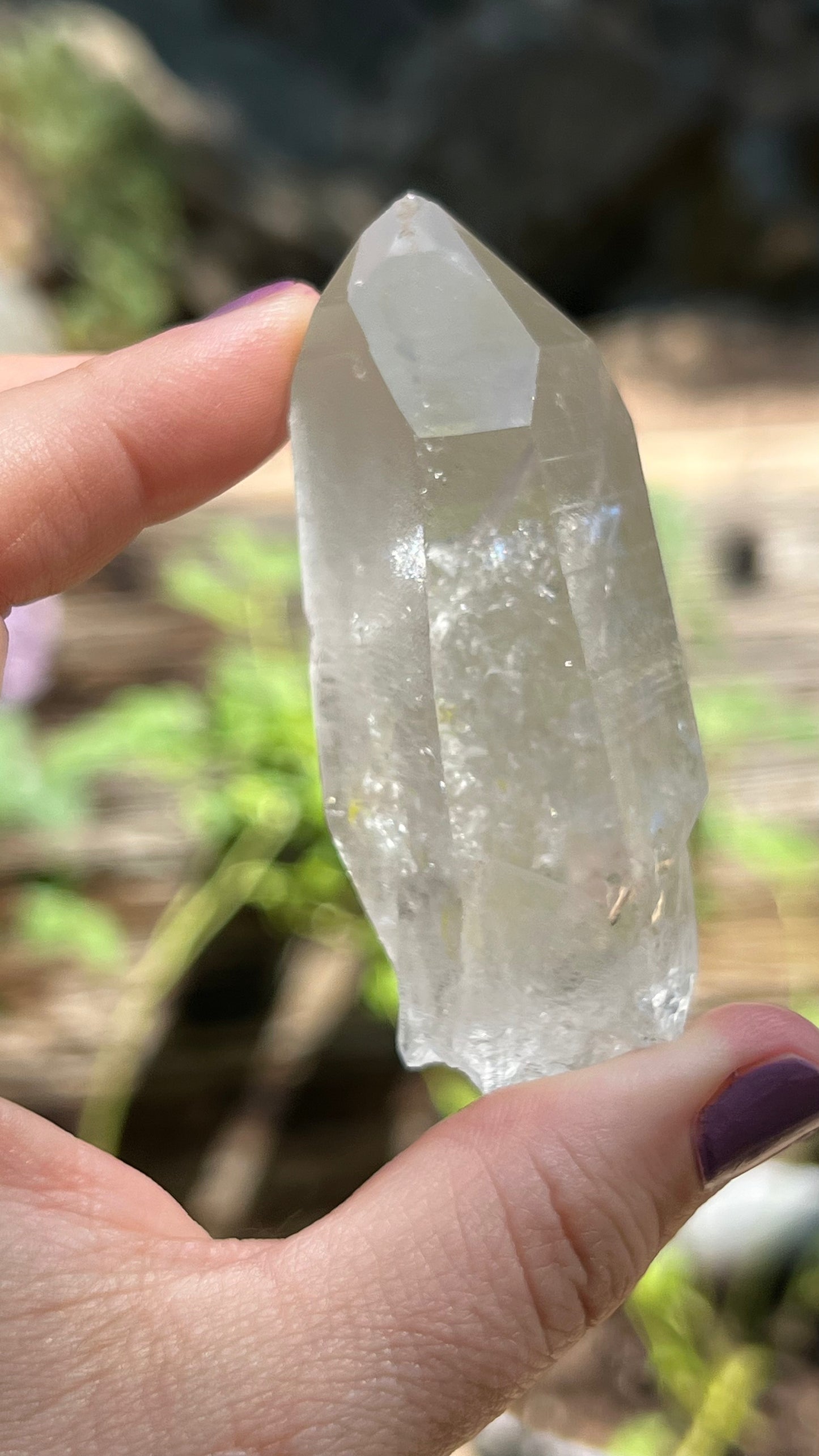Recordkeeper Lemurian 7-3-7 Quartz, Colombia