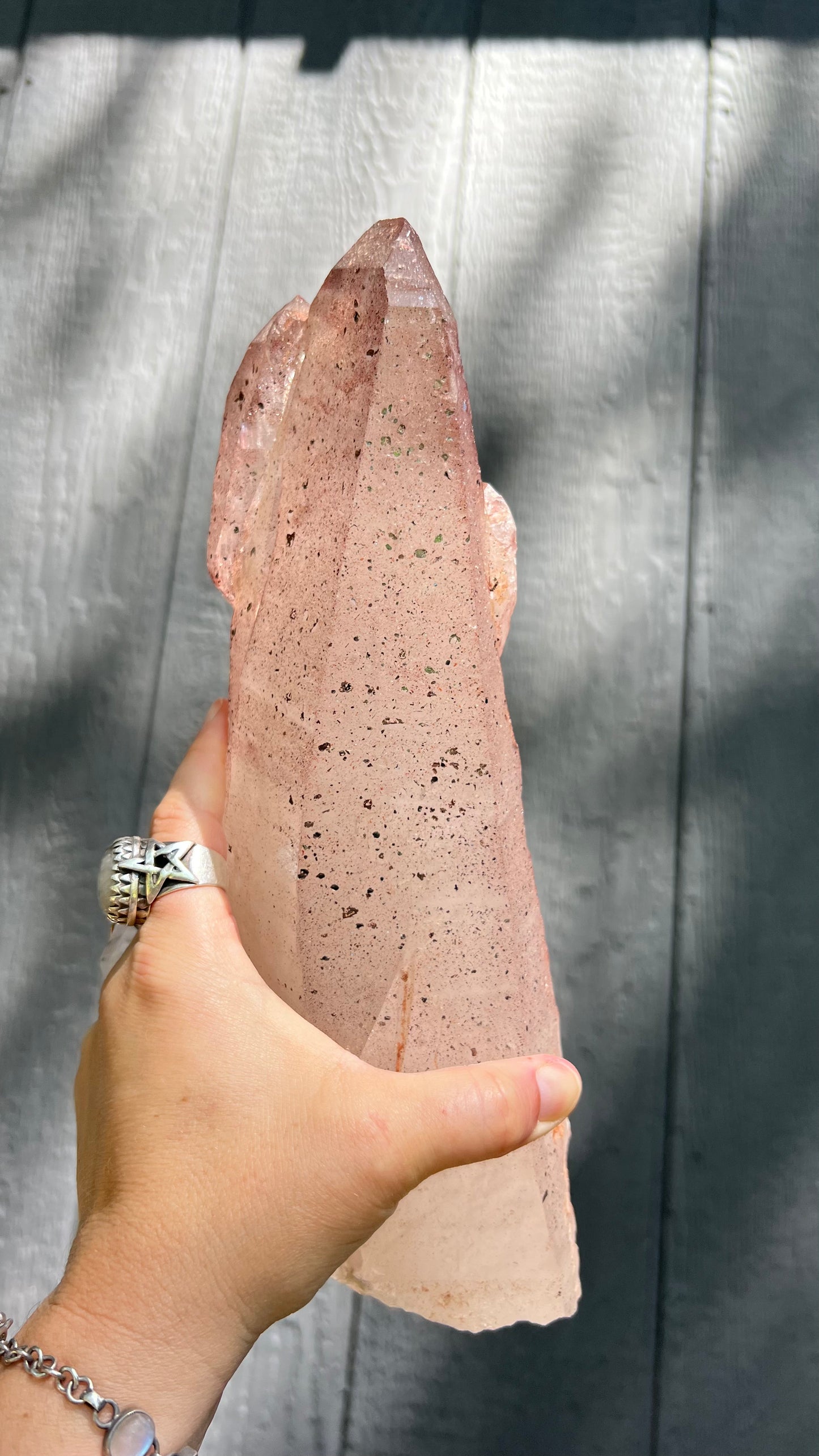 Extra Large Sparkling Hematite Lemurian, Brazil